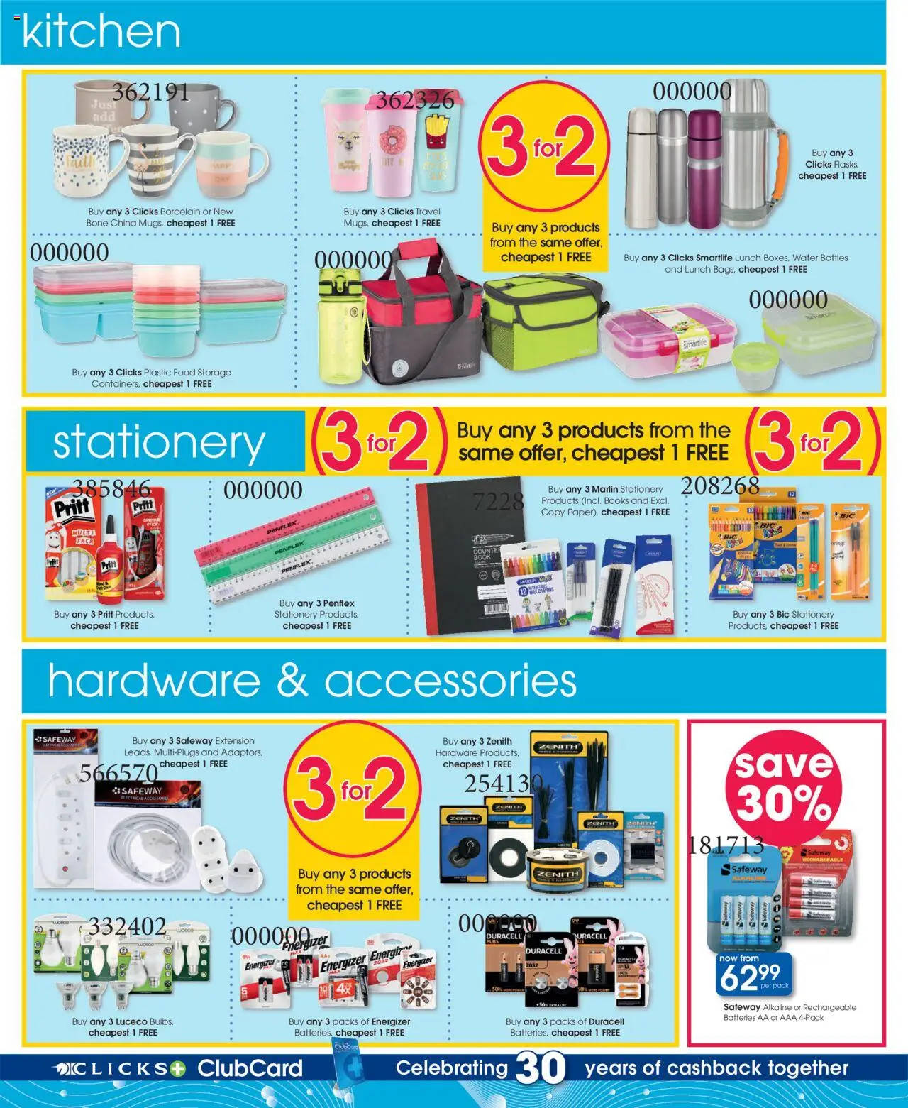 Clicks Specials │ valid from 07.08.2025 | Page: 52 | Products: Water