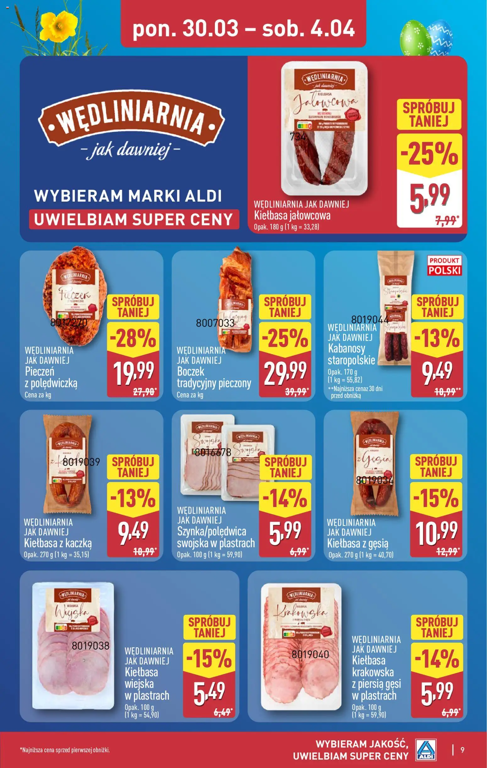 Aldi Polsko leták od 30.03.2026 | Strana: 9