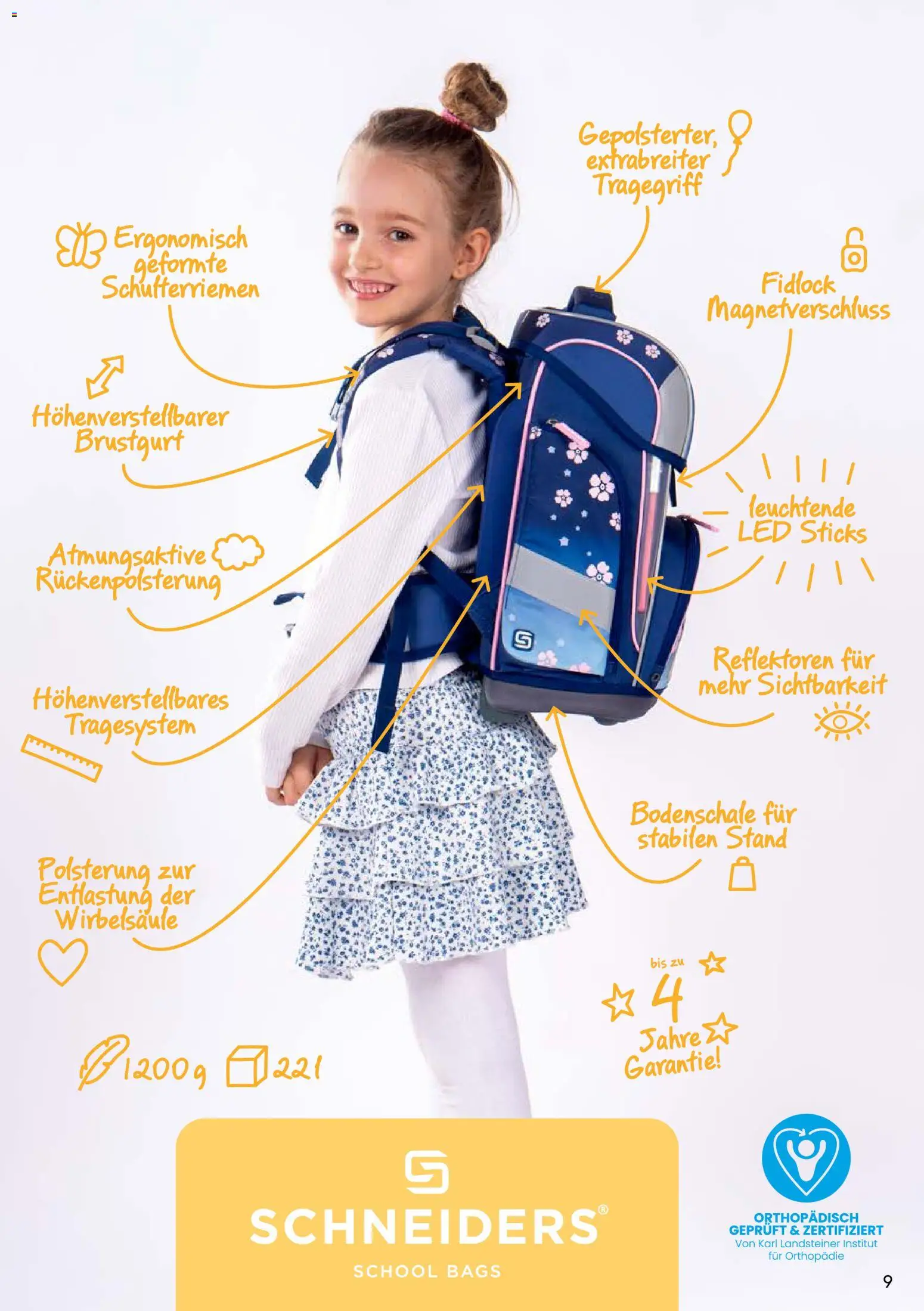 Galeria Karstadt Kaufhof Prospekt Schulranzen  	 – gültig ab 02.03.2026 | Seite: 9