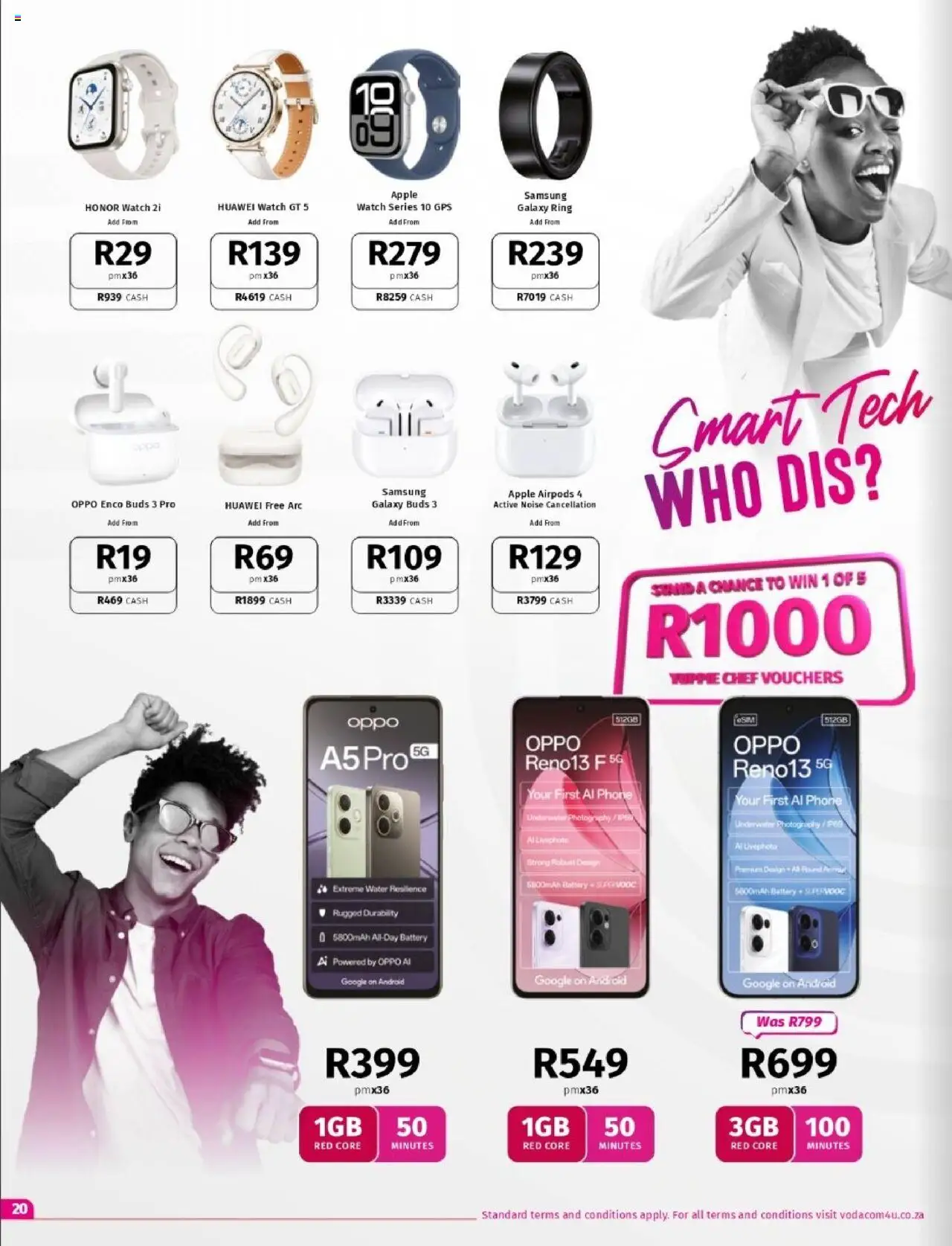 Vodacom Deals │ valid from 08.08.2025 | Page: 19 | Products: Phone, Watch, Battery, Water