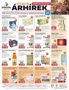 Pingvin Patika - Vitália Árhírek - amely érvényes a következő dátumtól: 01.12.2025