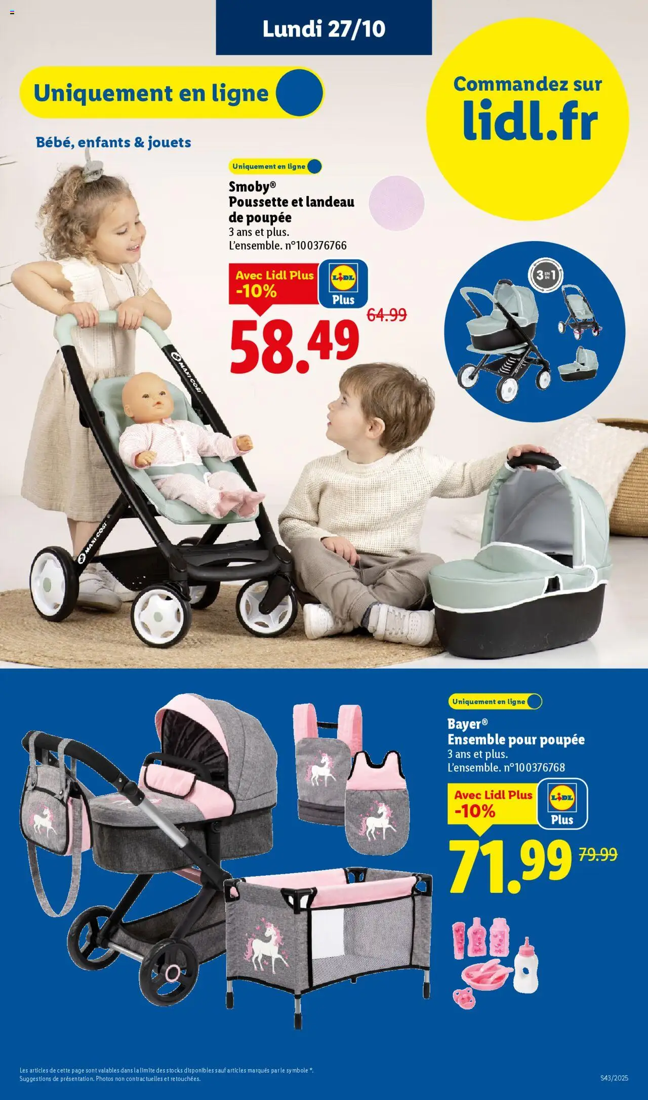 {H1} | Page: 77 | Produits: Poupée, Jouets, Landeau