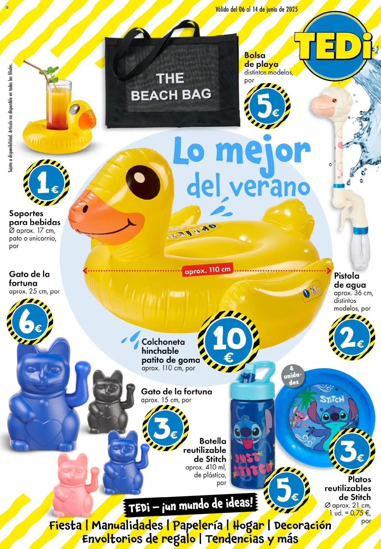 TEDi - folleto │ válido desde el 04.06.2025 | Página: 1 | Productos: Bolsa, Colchoneta