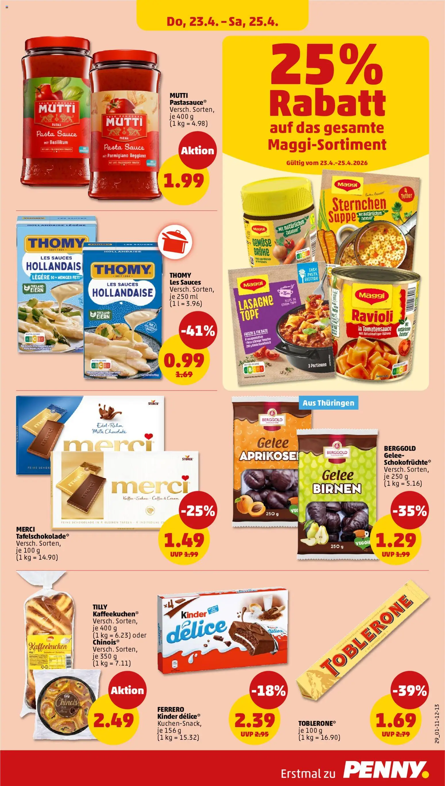 Penny Prospekt 	 – gültig ab 20.04.2026 | Seite: 35 | Produkte: Merci, Maggi, Kaffee, Tomaten