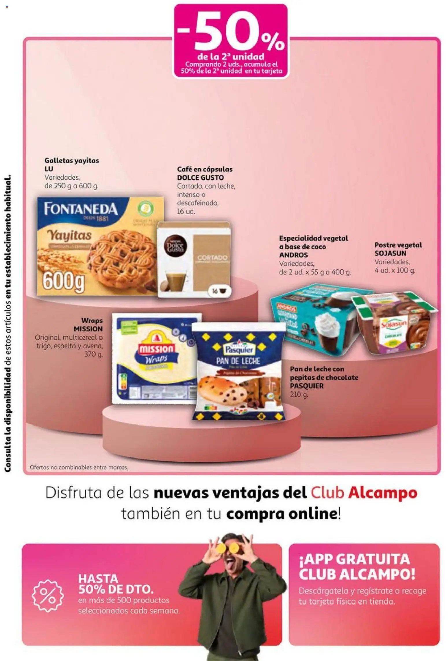Alcampo -  Club Nacional  │ válido desde el 06.11.2025 | Página: 7 | Productos: Pan, Τυρόπιτα, Galletas, Μετροταινία