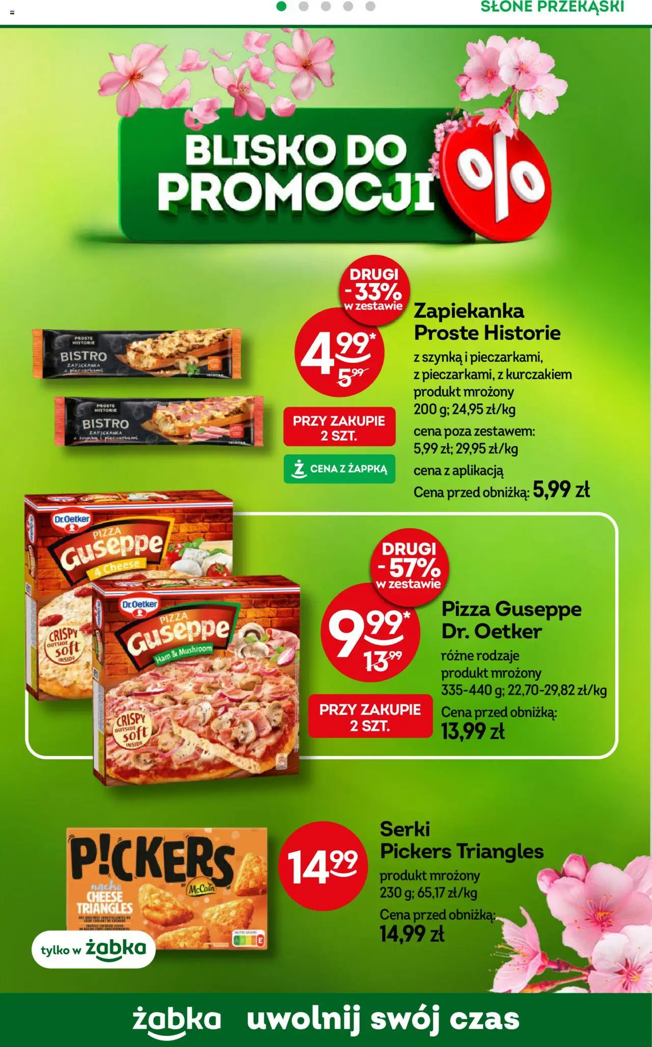 Żabka Gazetka od 18.06.2025 | Strona: 49 | Produkty: Zapiekanka, Szynka, Pizza