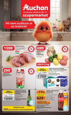 Auchan - Akciós újság Szupermarket - amely érvényes a következő dátumtól: 05.02.2026