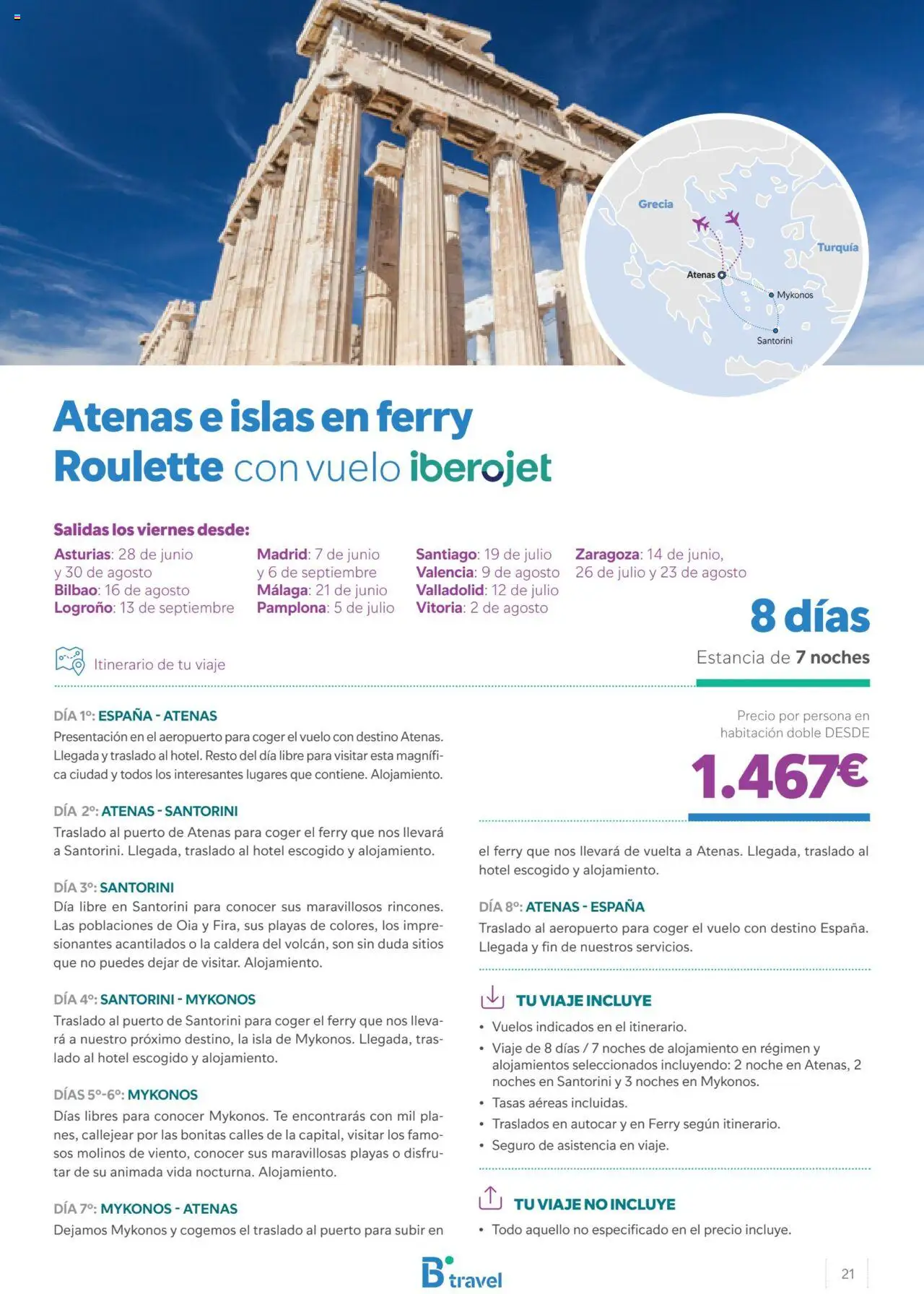 B the travel brand Grecia │ válido desde el 17.05.2024 | Página: 21 | Productos: Té