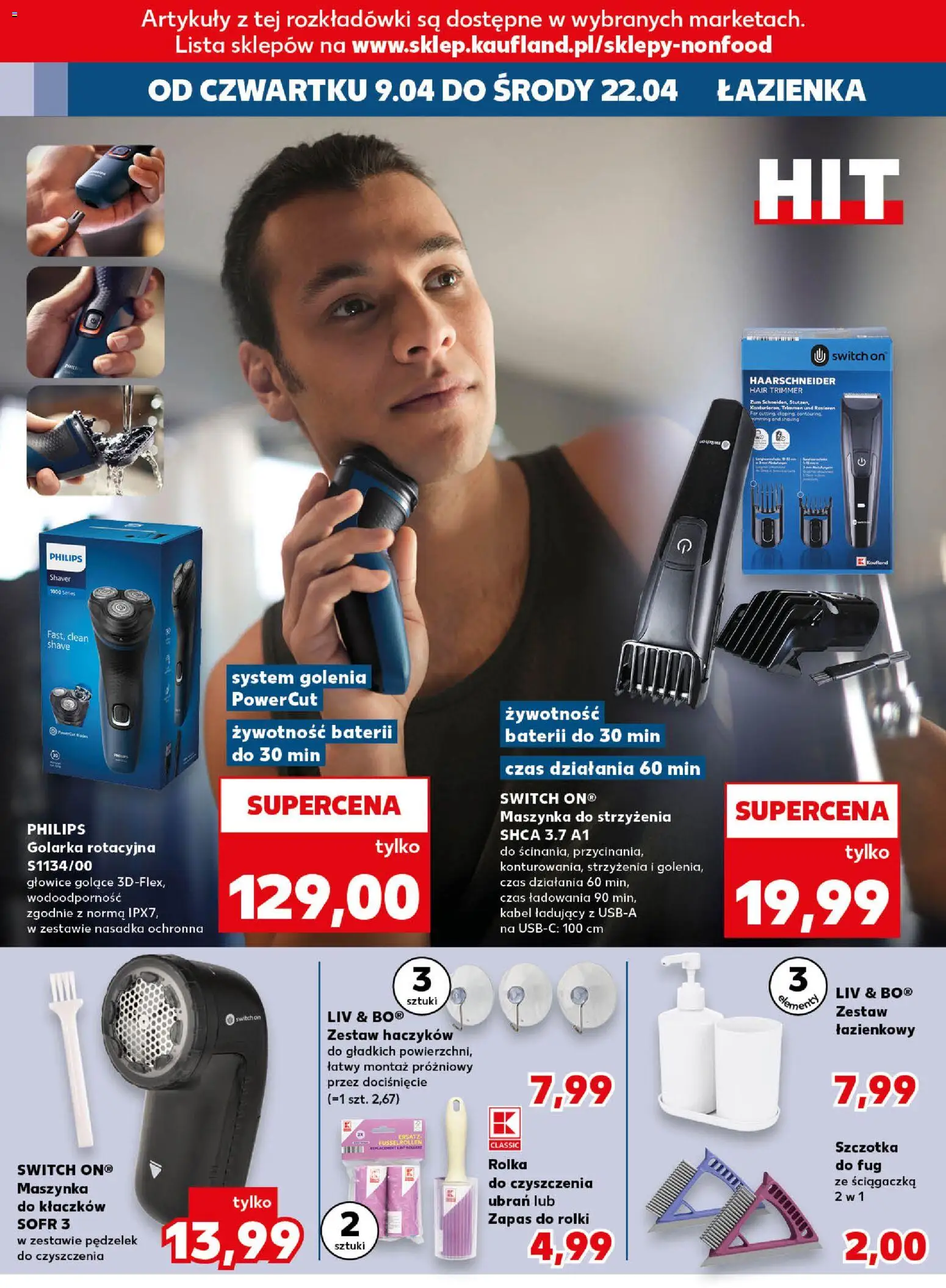 Kaufland Polsko leták - Złap okazje od 09.04.2026 | Strana: 8 | Produkty: Kabel, Switch On