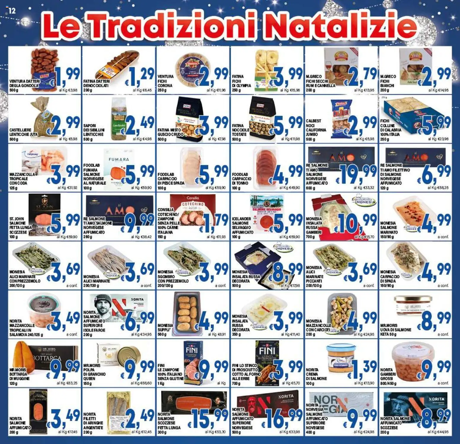 Volantino DEM del 16.12.2025 | Pagina: 12 | Prodotti: Gamberi, Mazzancolle, Rum, Prezzemolo