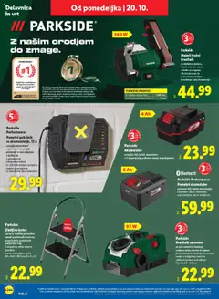 Lidl katalog akcije – veljaven od 16.10.2025 | Stran: 44 | Izdelki: Akumulator, Polnilnik, Brusilnik