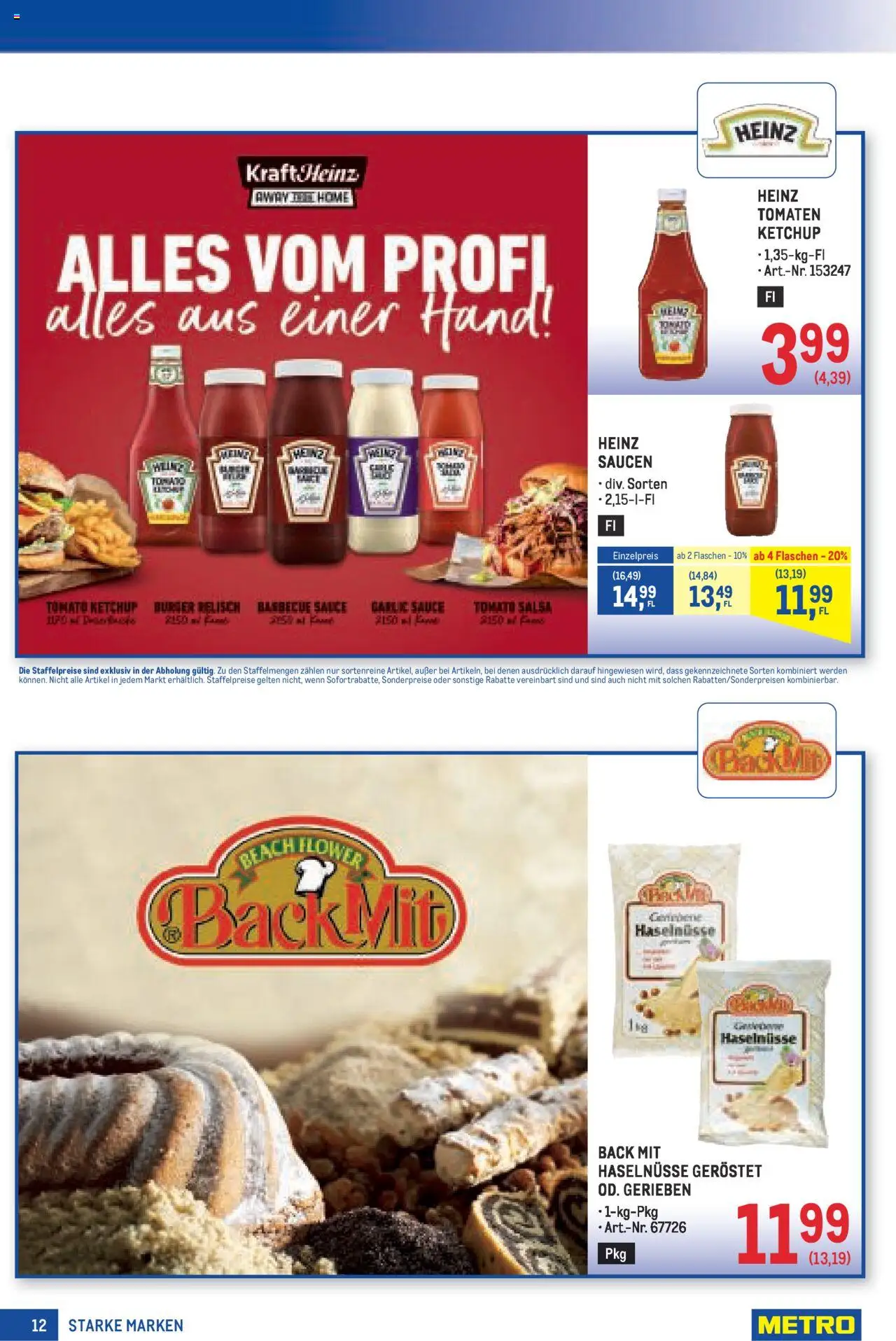Metro - METRO AT - Starke Marken gültig ab 16.10.2025 | Seite: 12 | Produkte: Ketchup, Tomaten