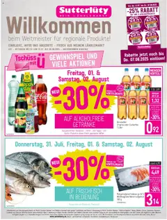 Vorschau von dem Prospekt - Sutterlüty Flugblatt gültig ab 31.07.2025