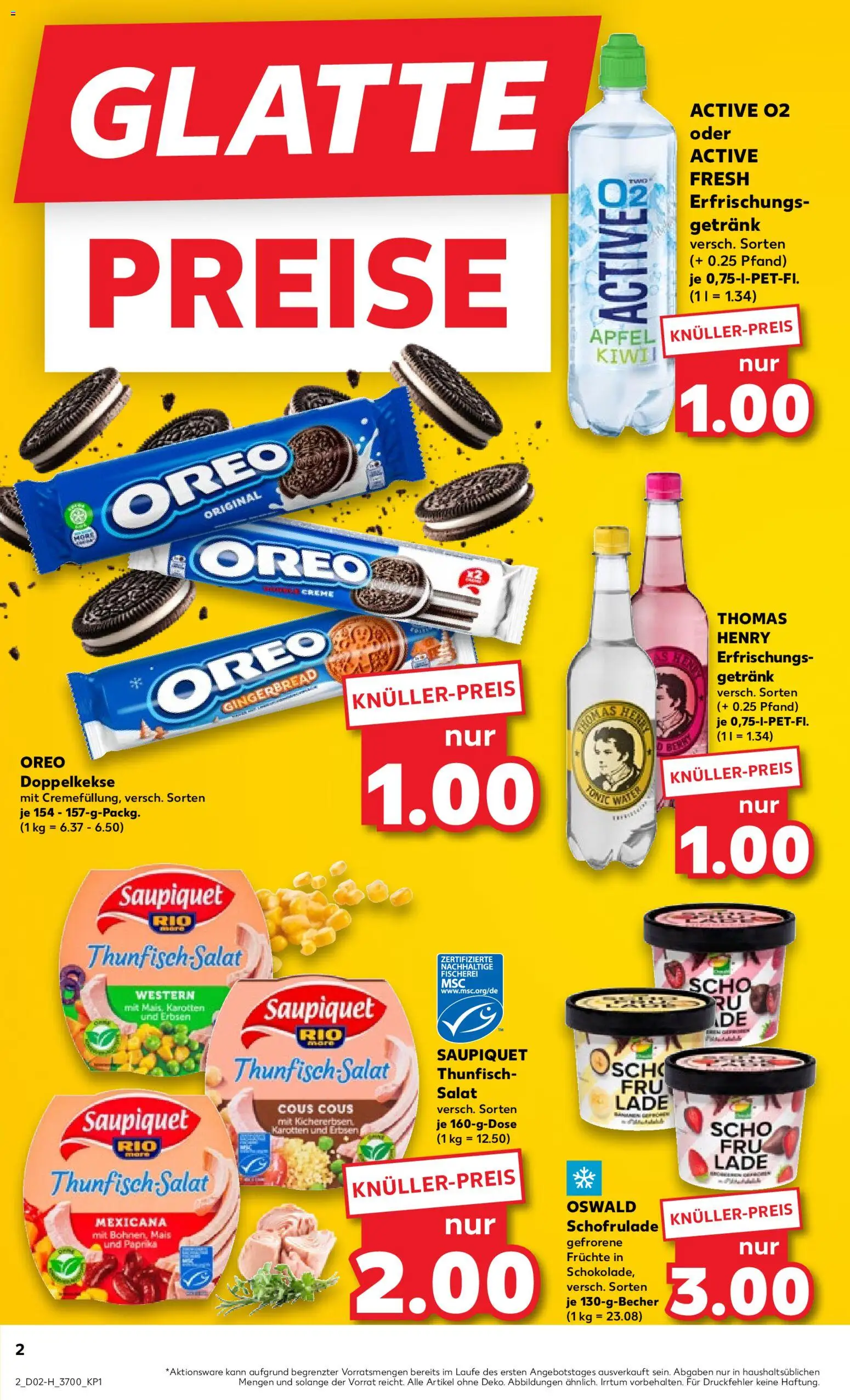 Kaufland prospekt Rostock	 – gültig ab 08.01.2026 | Seite: 2 | Produkte: Äpfel, Creme, Paprika, Salat