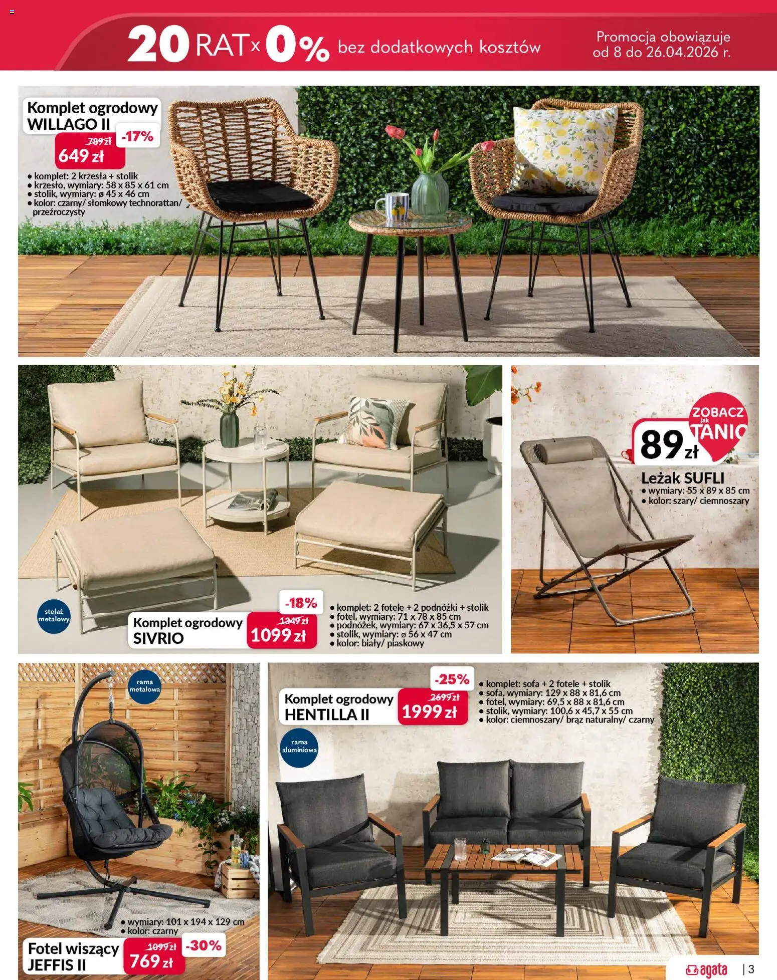 Salony Agata gazetka od 09.04.2026 | Strona: 3