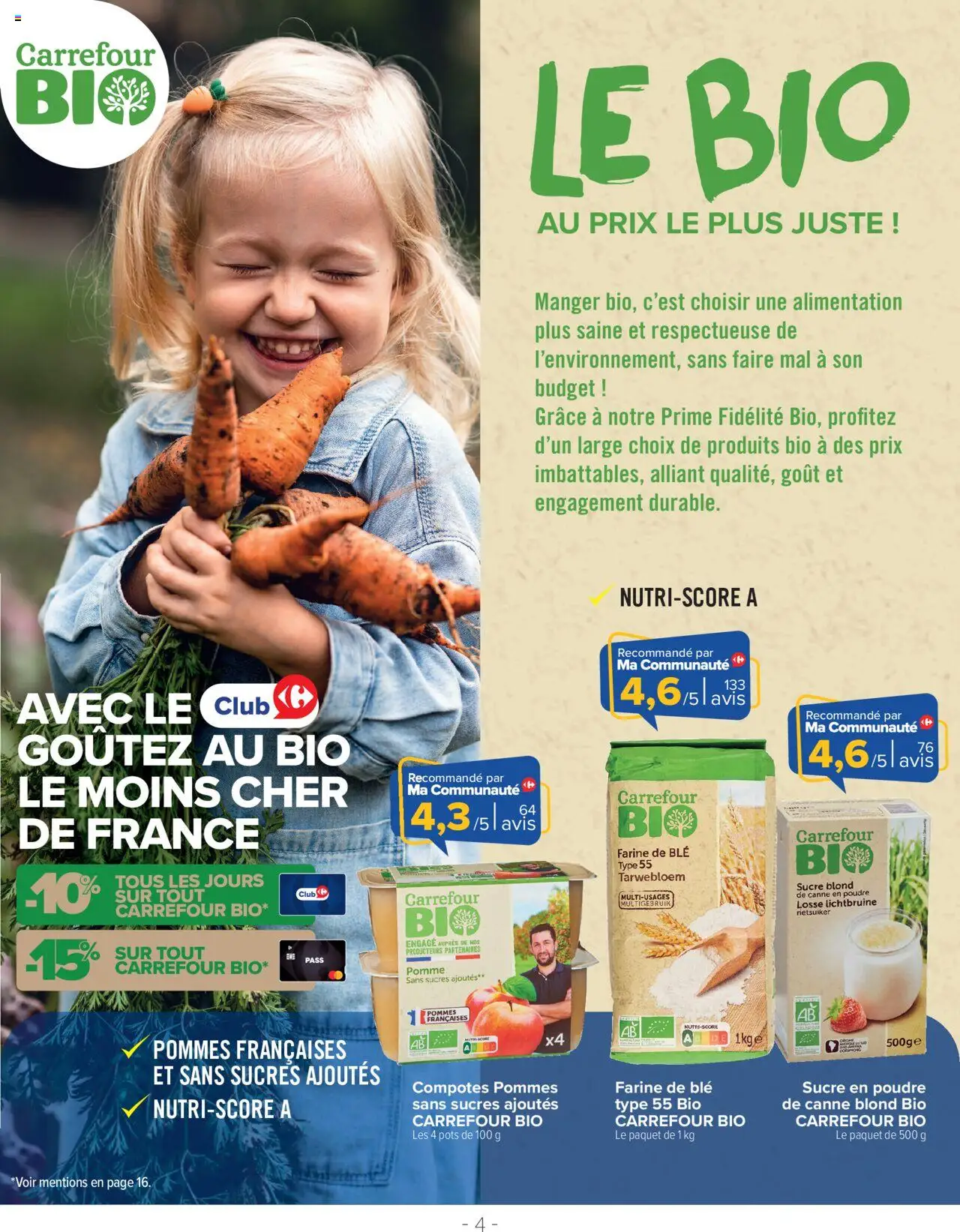  | Page: 4 | Produits: Sucre, Pomme, Farine, Pommes