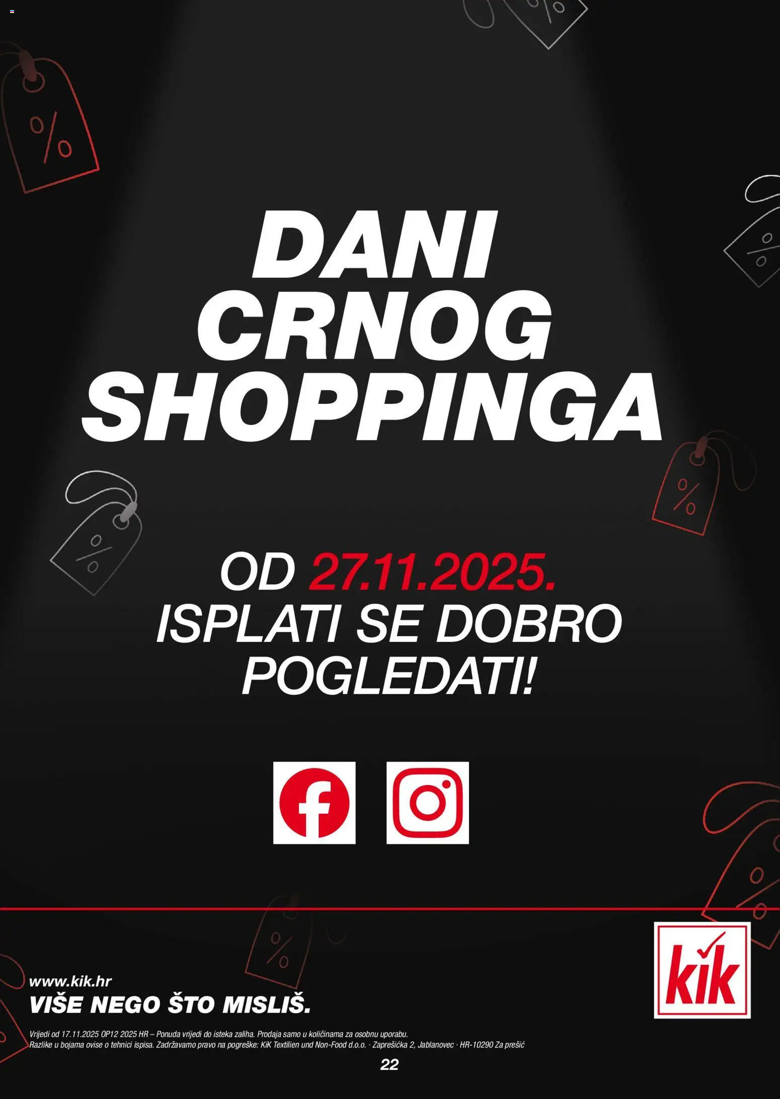 Kik katalog | vrijedi od 17.11.2025 | Stranica: 22