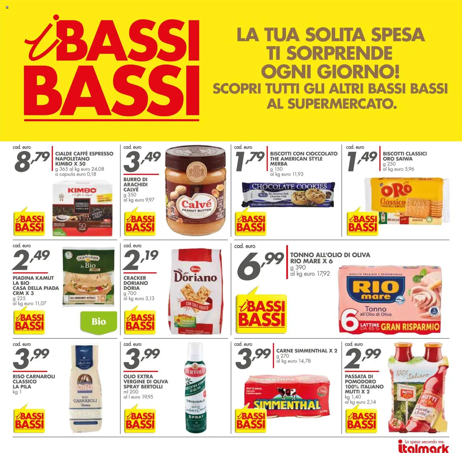 Volantino Italmark del 08.04.2026 | Pagina: 31 | Prodotti: Caffè, Riso, Biscotti, Arachidi