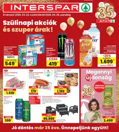 Interspar akciós újság - amely érvényes a következő dátumtól: 23.04.2026