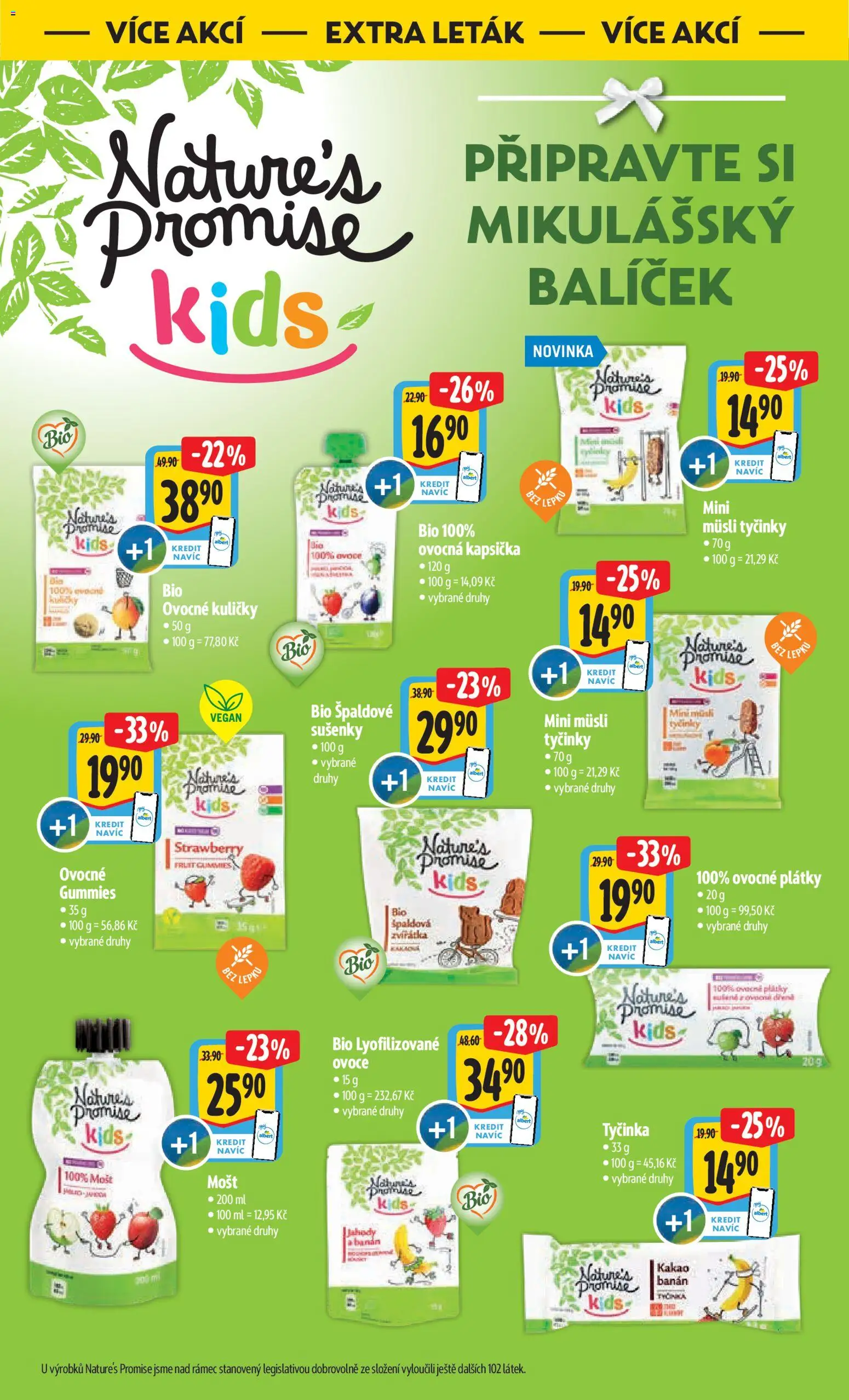 Albert leták - Hypermarket od 19.11.2025 | Strana: 49 | Produkty: Ovoce, Mošt, Müsli tyčinky, Kakao