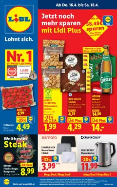 Lidl Flugblatt - Eisenstadt, Ebenfurth, Mattersburg ab 16.04.2026 gültig