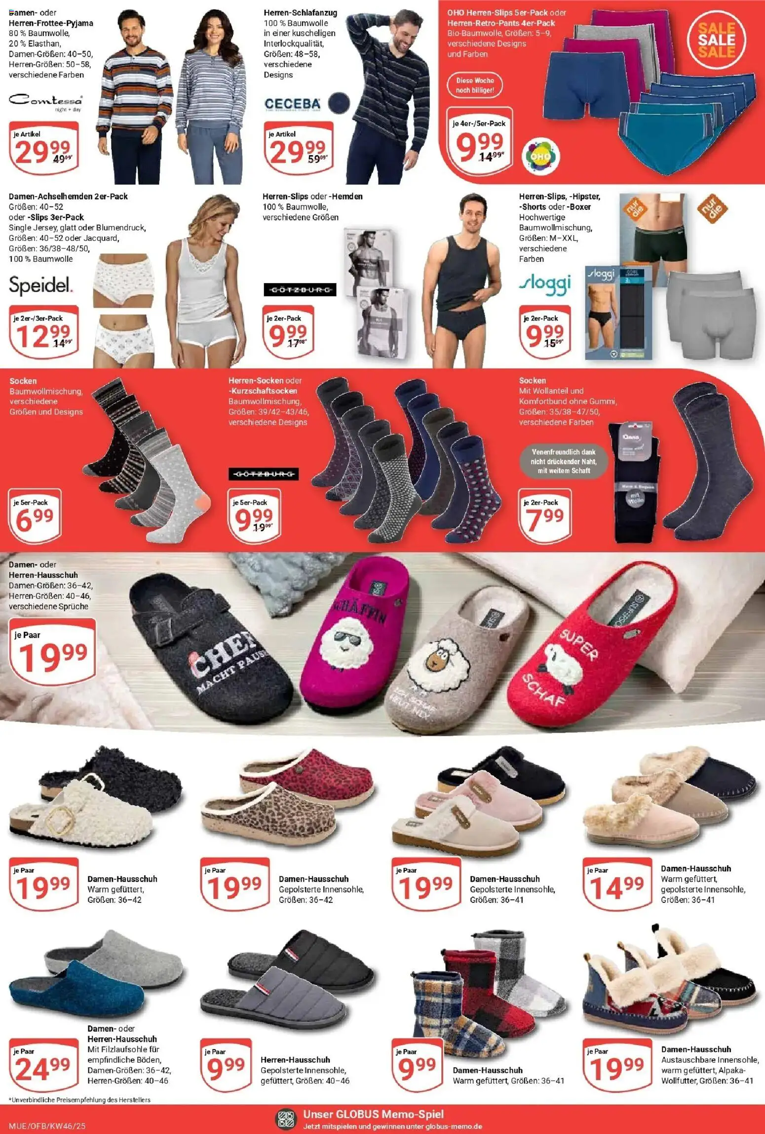Globus prospekt Mühldorf	 – gültig ab 10.11.2025 | Seite: 24 | Produkte: Socken, Boxer
