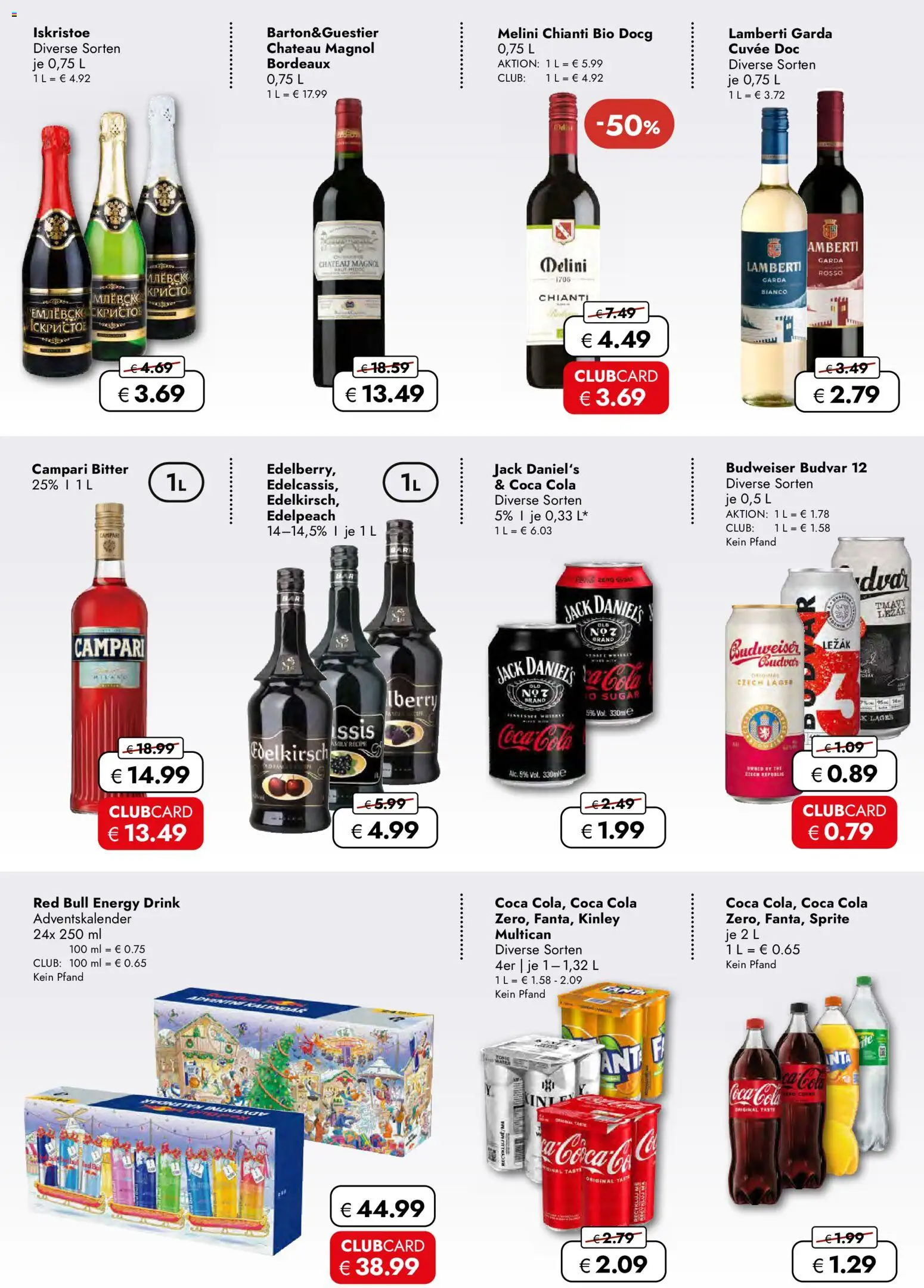 Travel Free  Aktionsangebote – gültig ab 31.10.2025 | Seite: 5 | Produkte: Coca cola, Cola, Energy, Budweiser