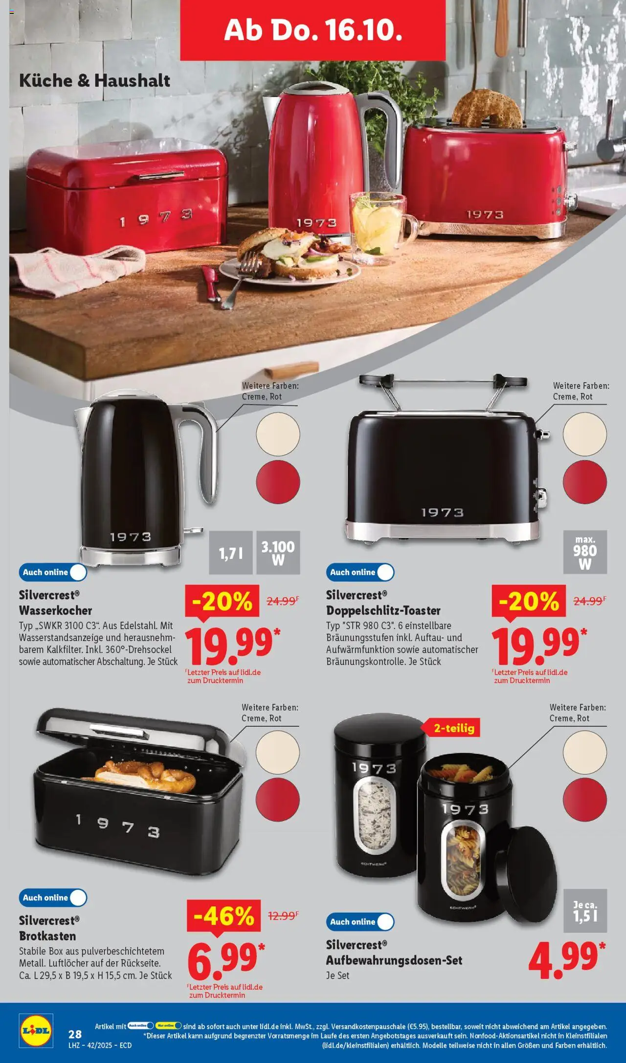 Lidl - Prospekt – gültig ab 13.10.2025 | Seite: 46 | Produkte: Wasserkocher, Box, Küche
