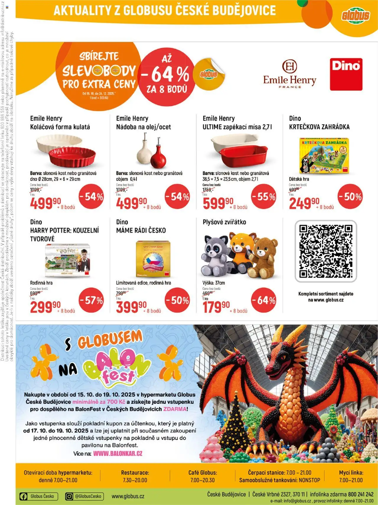 Globus leták - České Budějovice od 15.10.2025 | Strana: 41 | Produkty: Globus, Hra, Forma, Harry Potter