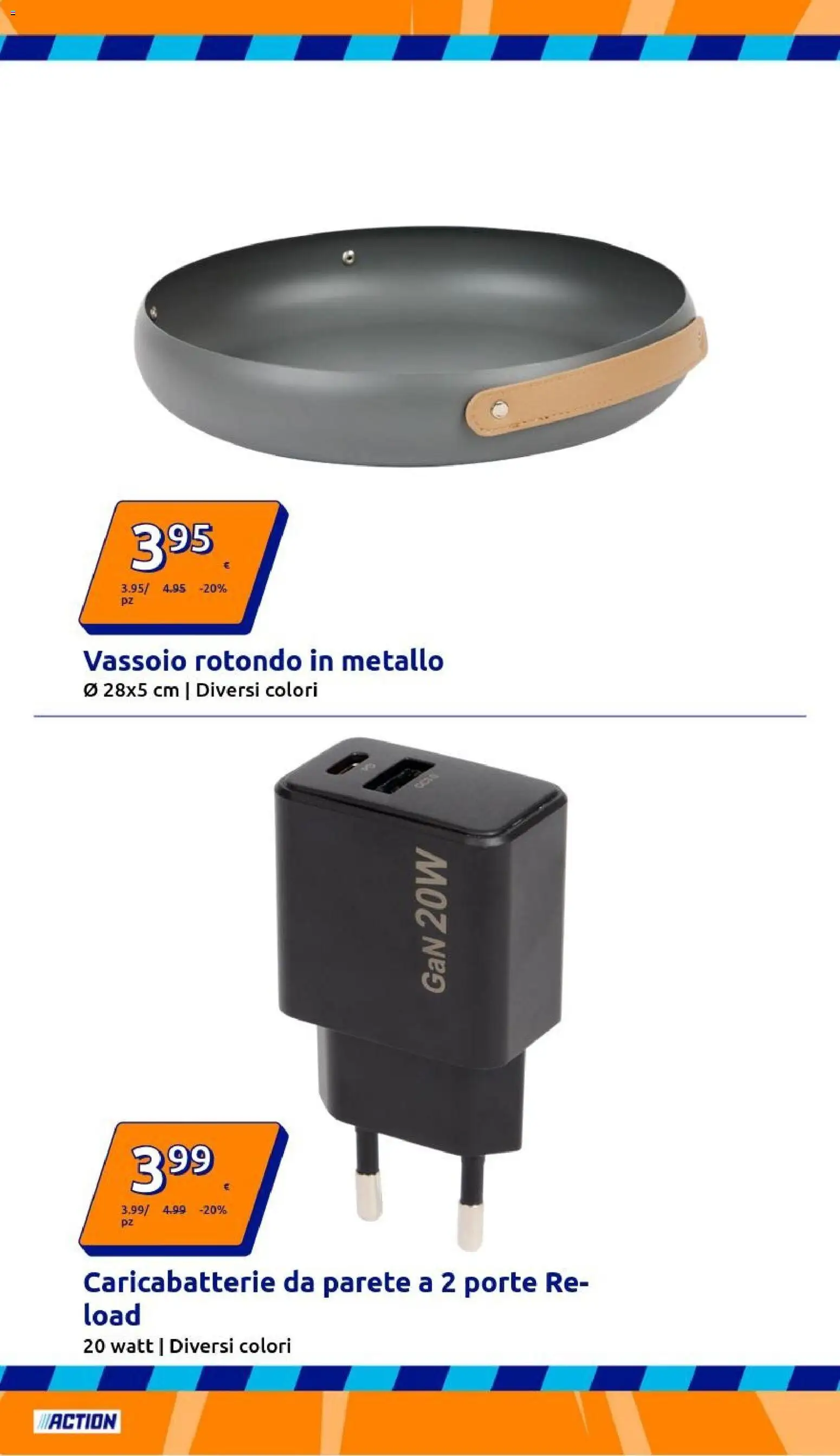 Volantino Action del 07.01.2026 | Pagina: 16 | Prodotti: Vassoio, Caricabatterie