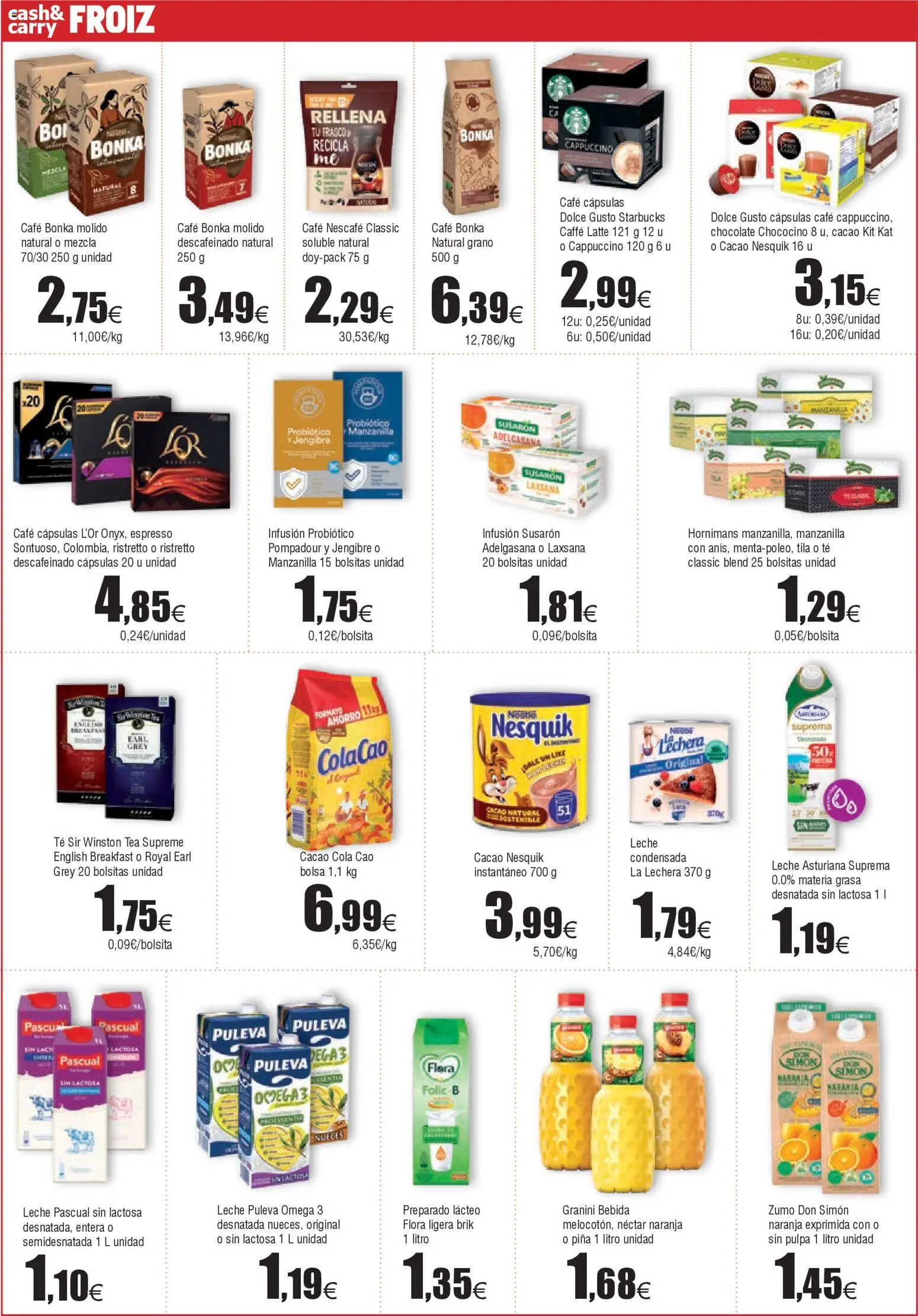Froiz - Folleto Cash │ válido desde el 07.01.2026 | Página: 6 | Productos: Δοχείο φοντί, Chocolate, Bolsa, Néctar