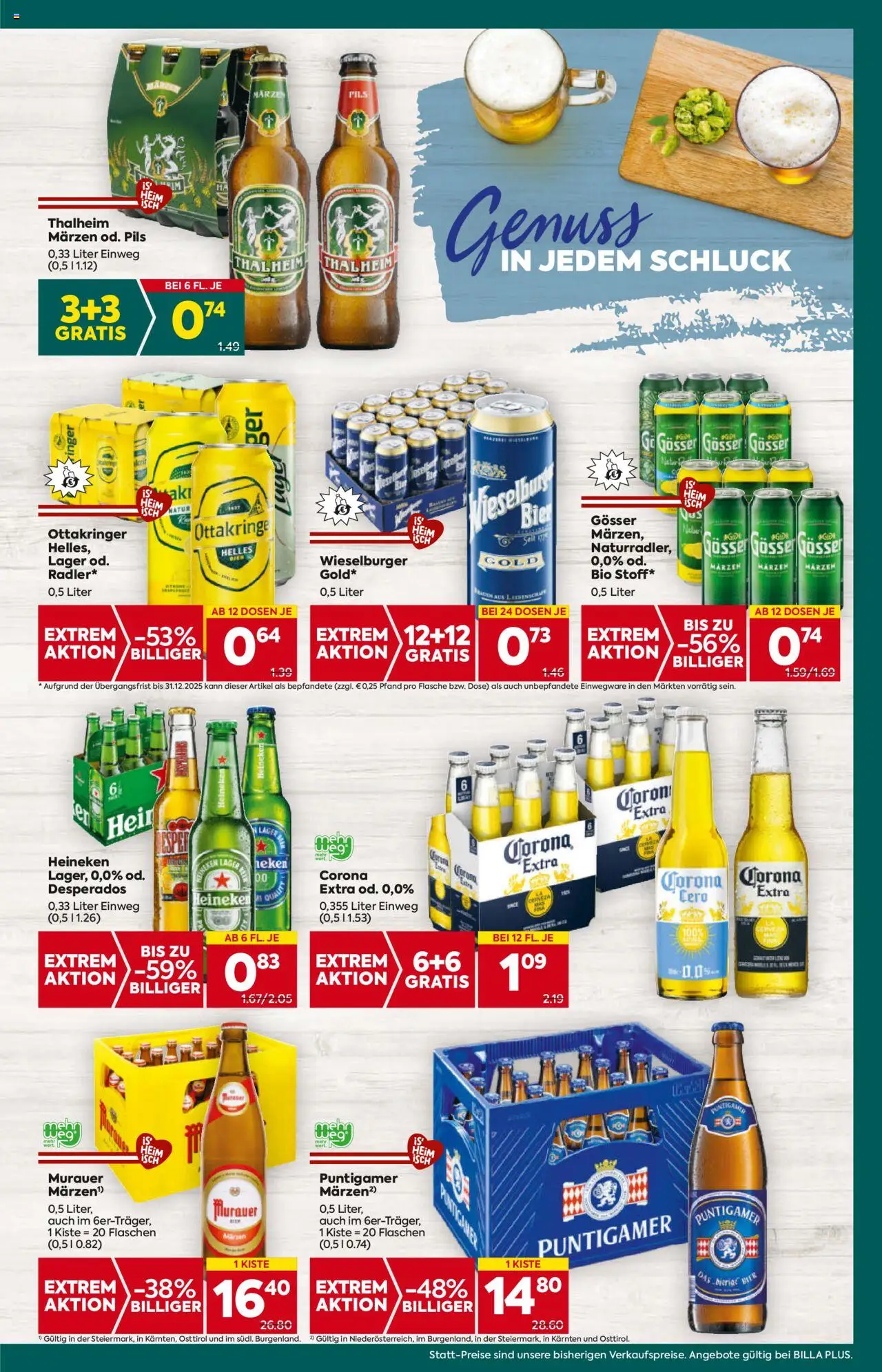 Billa Plus Flugblatt - Steiermark gültig ab 24.07.2025 | Seite: 17 | Produkte: Bier