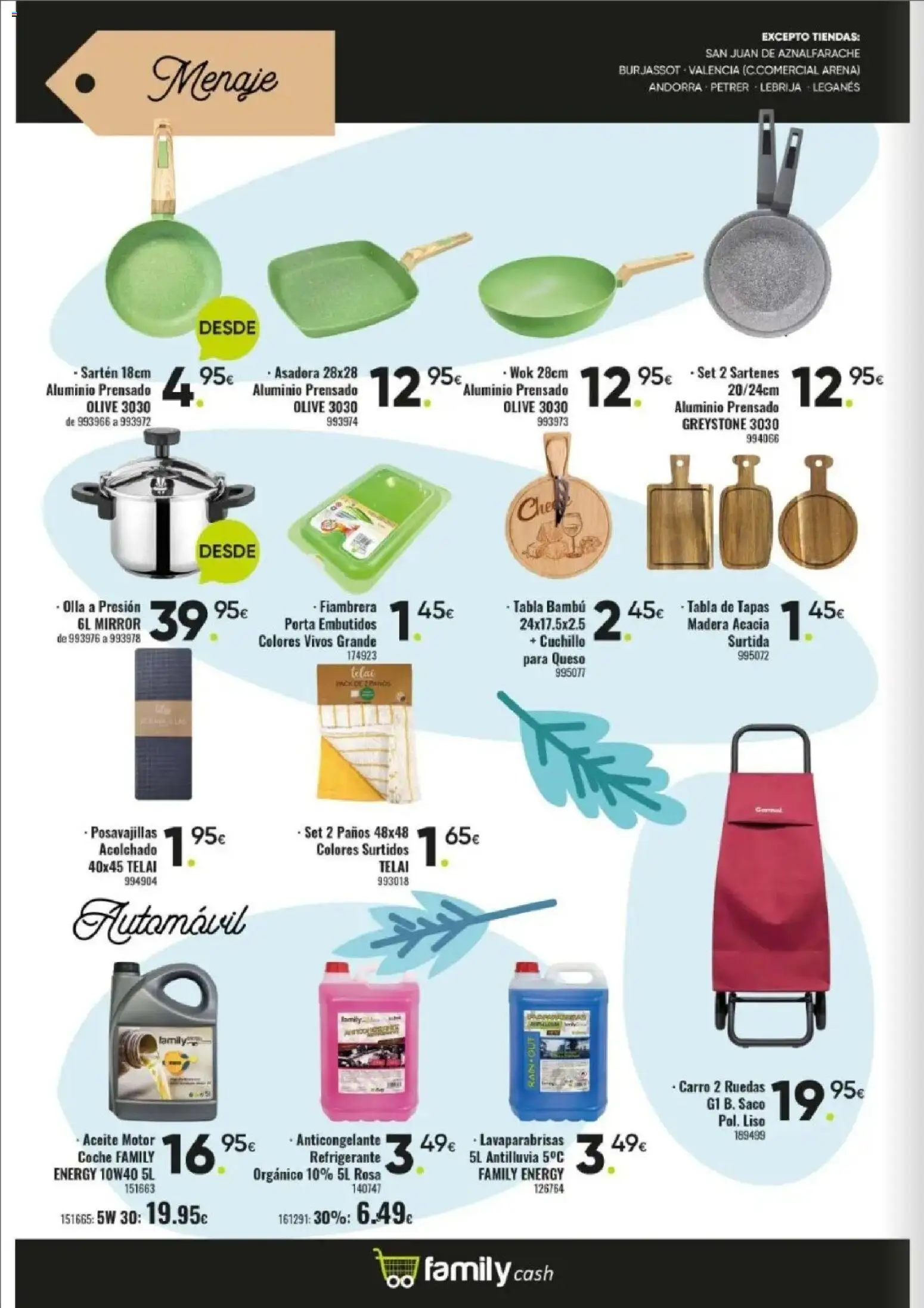 Family Cash folleto │ válido desde el 12.01.2026 | Página: 16 | Productos: Fiambrera, Queso, Aceite, Νυχτικό