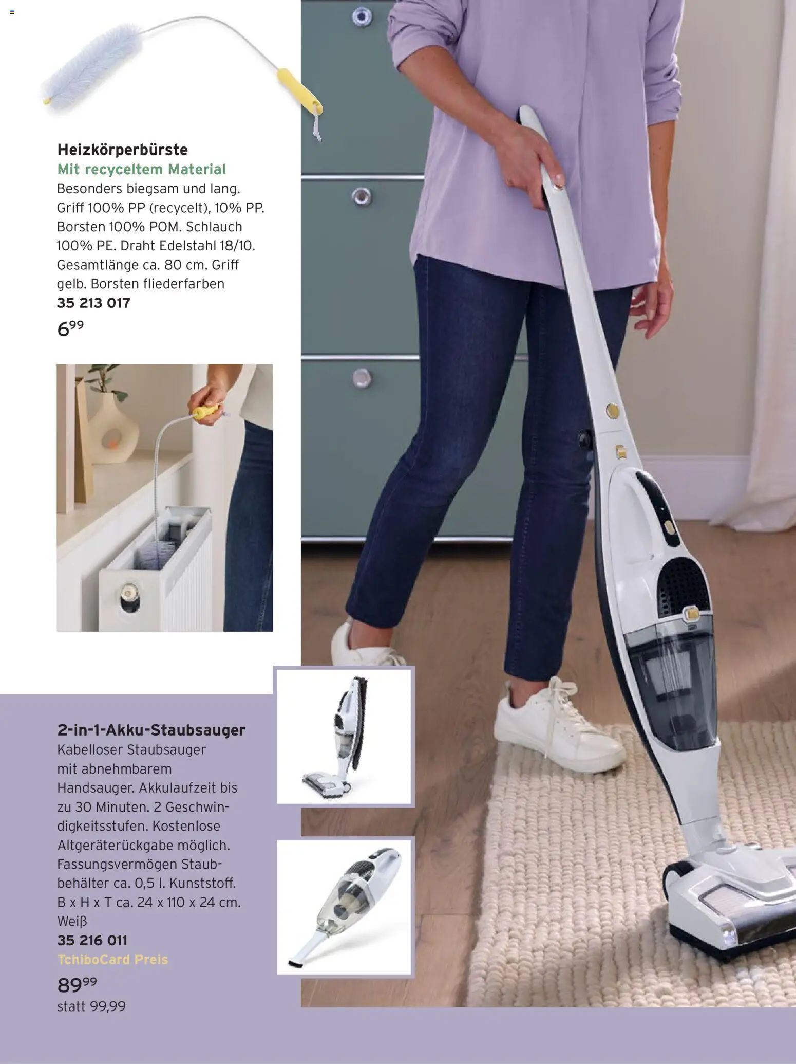 Prospekt Tchibo Mehr Farbe, mehr Frische – gültig ab 14.01.2026 | Seite: 10 | Produkte: Staubsauger