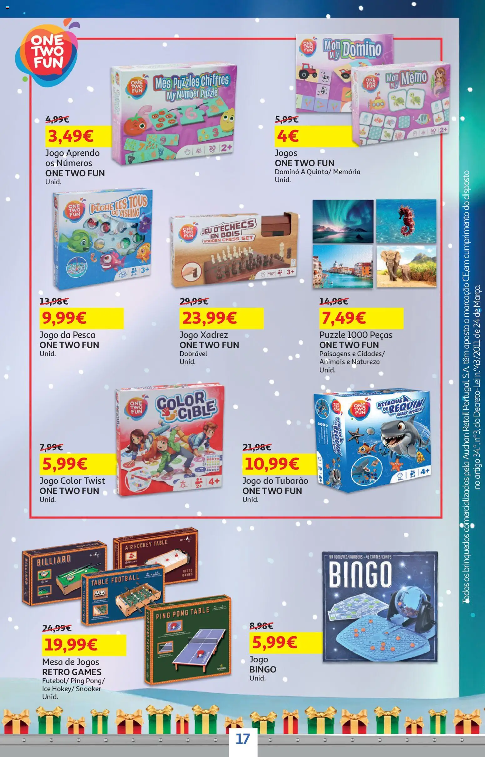 Auchan - Presentes │ válido de 01.11.2025 | Página: 17 | Produtos: Jogos, Mesa