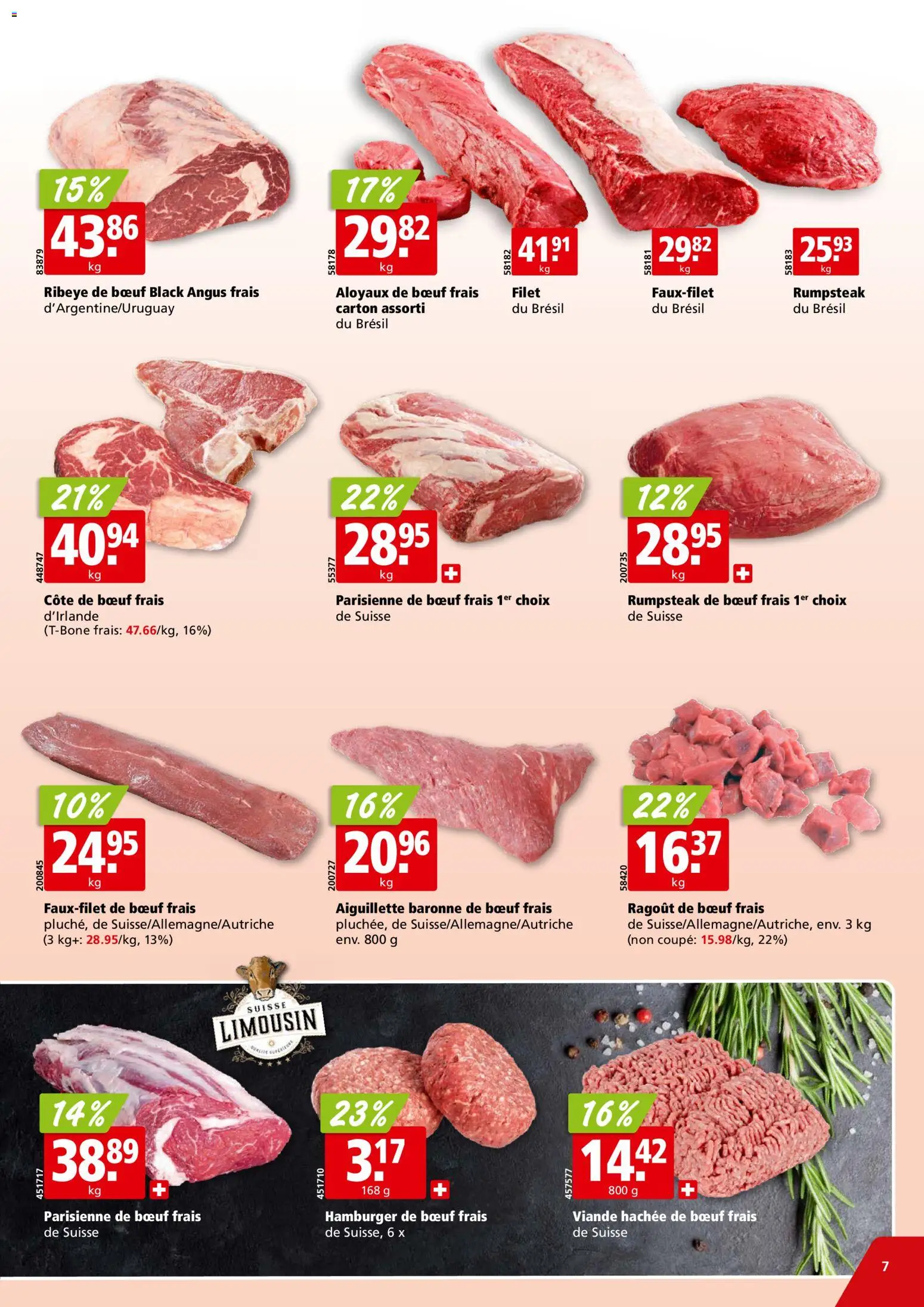 Aligro aktionen Chavannes, Matran, Genève, Sion – gültig ab 20.04.2026 | Seite: 7