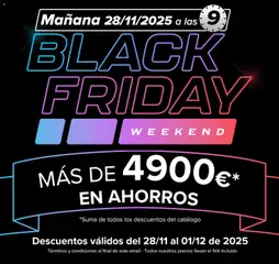 Vista previa Costco Black Friday válido desde el 28.11.2025