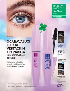 Delightfull False Lash maskara, 10 ml maskara - pregled AVON kataloga - važi od 01.04.2026 | Strana: 49 | Proizvode: Maskara
