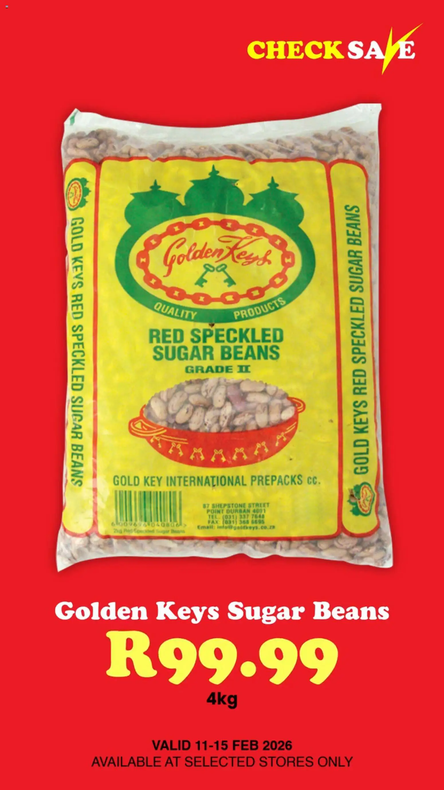 New Check Save catalogue – valid from 11.02.2026 | Page: 12 | Products: Beans, Sugar