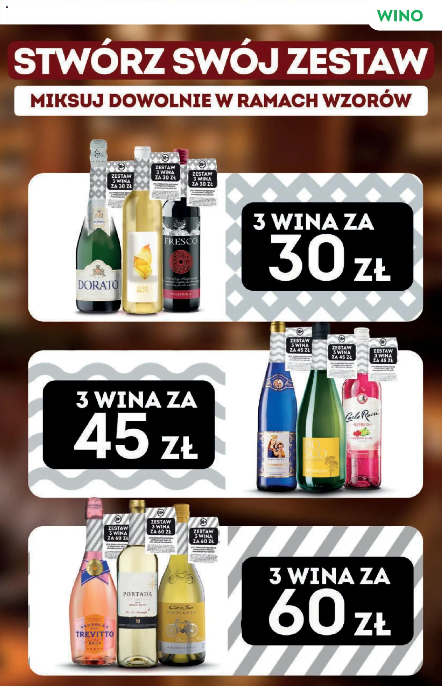 Żabka gazetka - Katalog win od 01.04.2026 | Strona: 3 | Produkty: Wino, Fresco