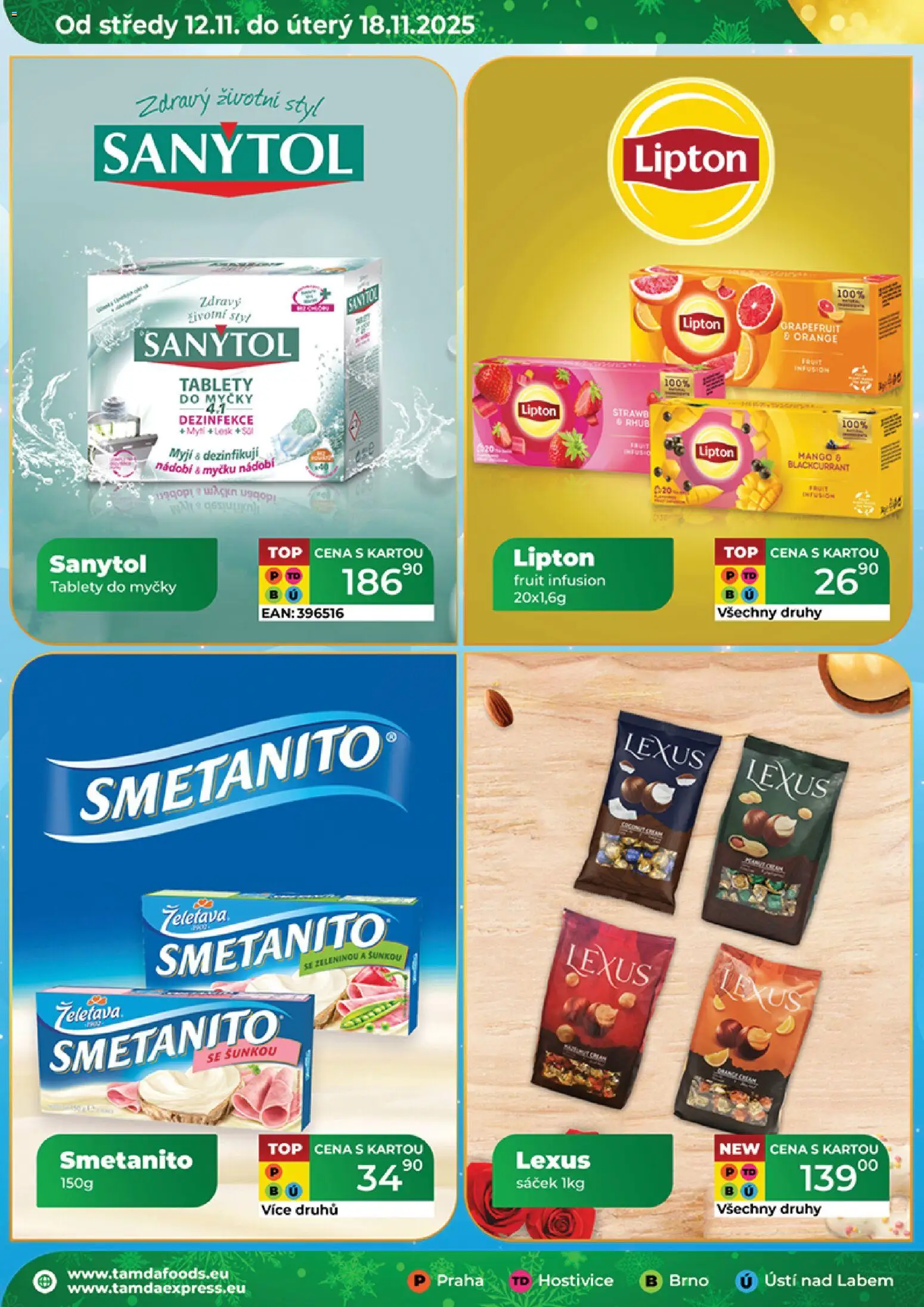 Tamda Foods leták od 12.11.2025 | Strana: 22 | Produkty: Tablety do myčky, Mango, Nádobí, Sanytol