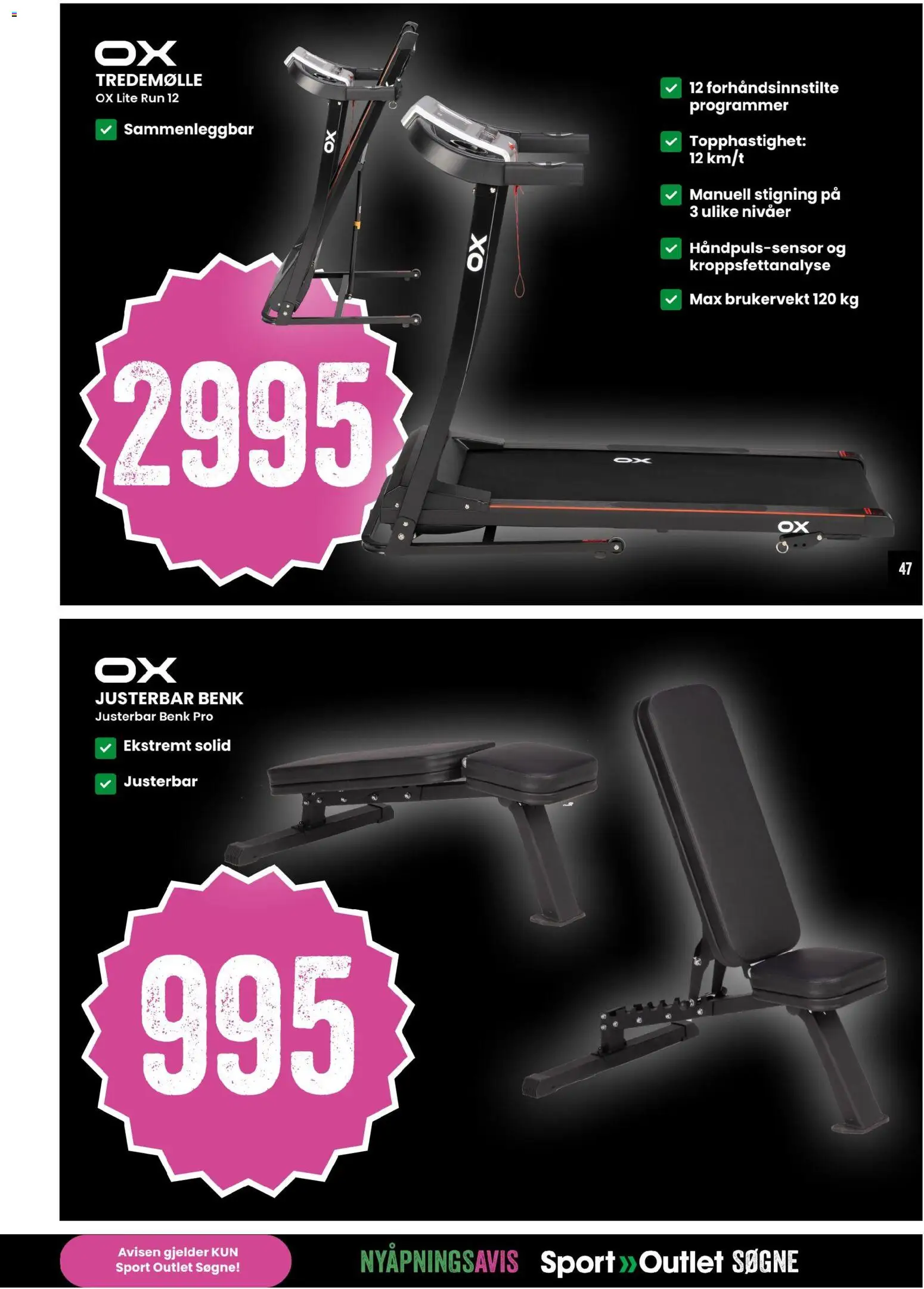 {H1} | Side: 47 | Produkter: Benk