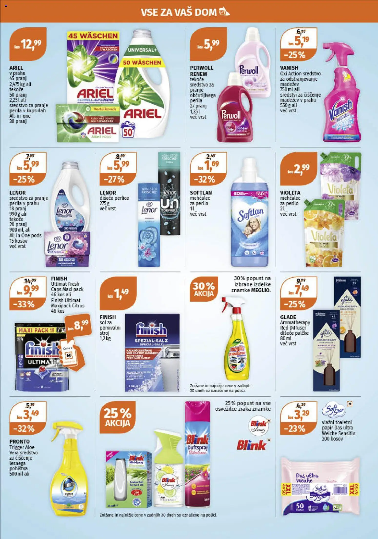 Novi Müller katalog ponudbe – veljaven od 15.12.2025 | Stran: 9 | Izdelki: Toaletni papir, Pomivalni stroj, Tonnelle, Sol