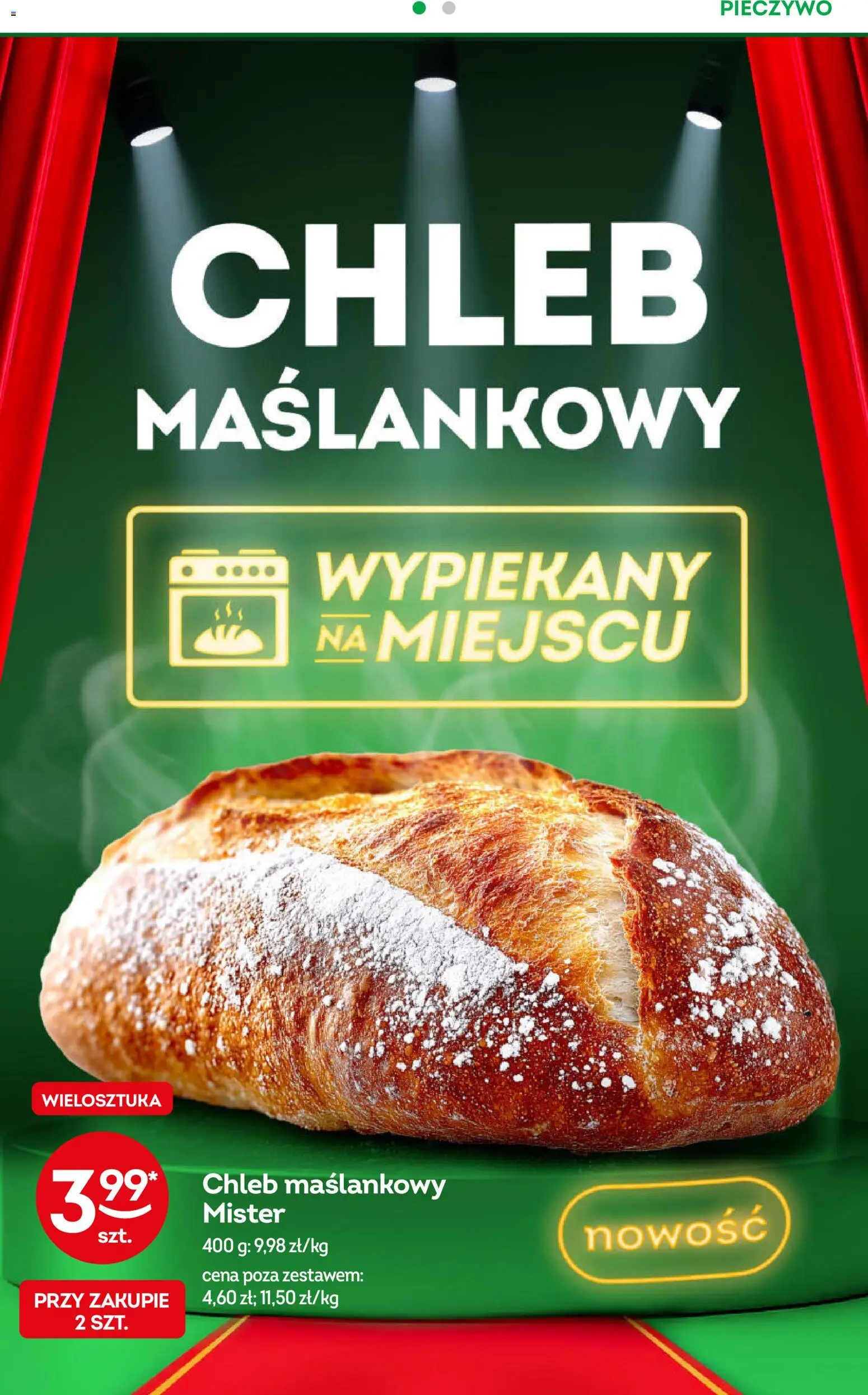 Żabka Gazetka - Codzienne produkty od 22.10.2025 | Strona: 6 | Produkty: Pieczywo, Chleb