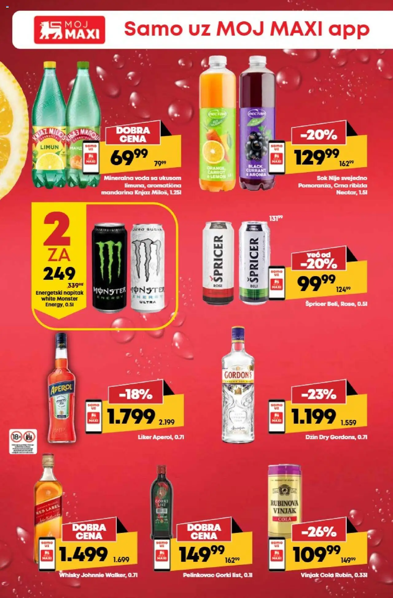 Maxi katalog - važi od 14.08.2025 | Strana: 6 | Proizvode: Džin, Mandarina, Mineralna voda, Sok