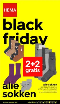 Hema - Black Friday - Voorbeeld van een folder van Hema, geldig van 24.11.2025