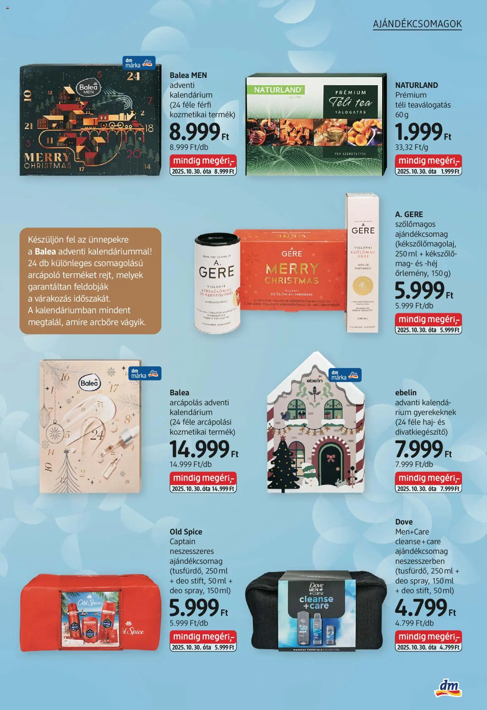 DM Drogerie Markt akciós ujság - amely érvényes a következő dátumtól: 30.10.2025 | Oldal: 5 | Termékek: Old spice, Tea