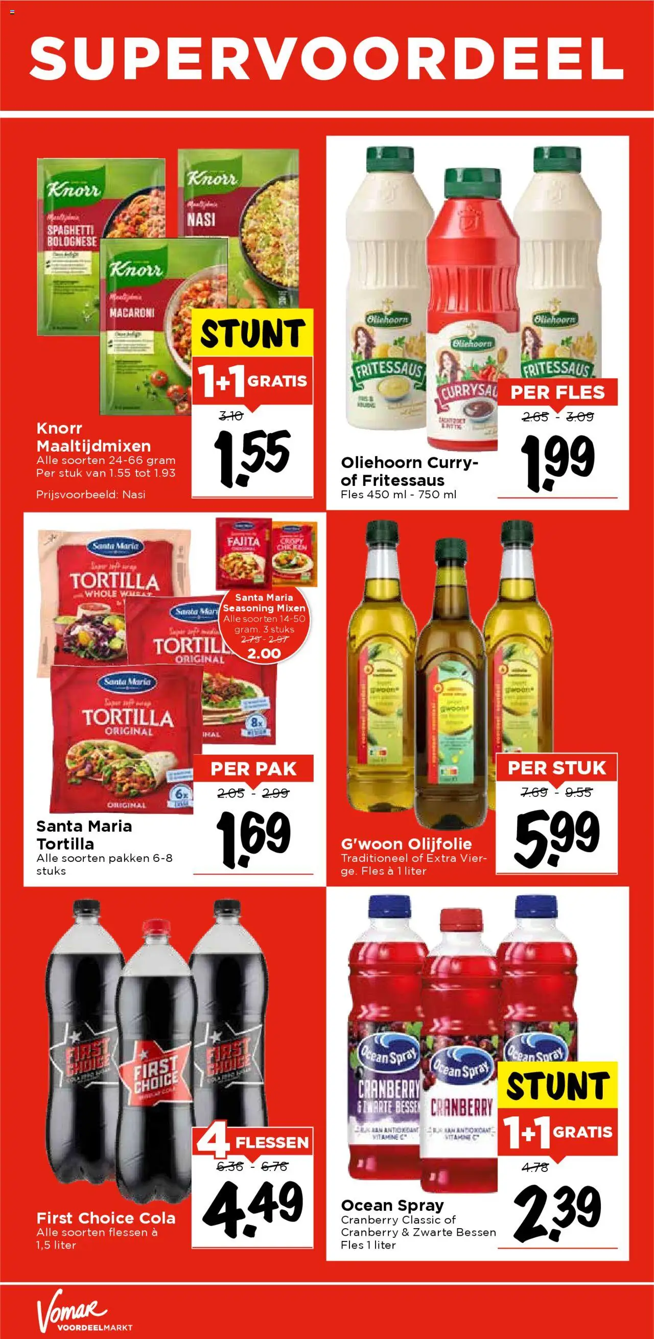{H1} | Pagina: 29 | Producten: Fles, Olijfolie, Macaroni, Tortilla