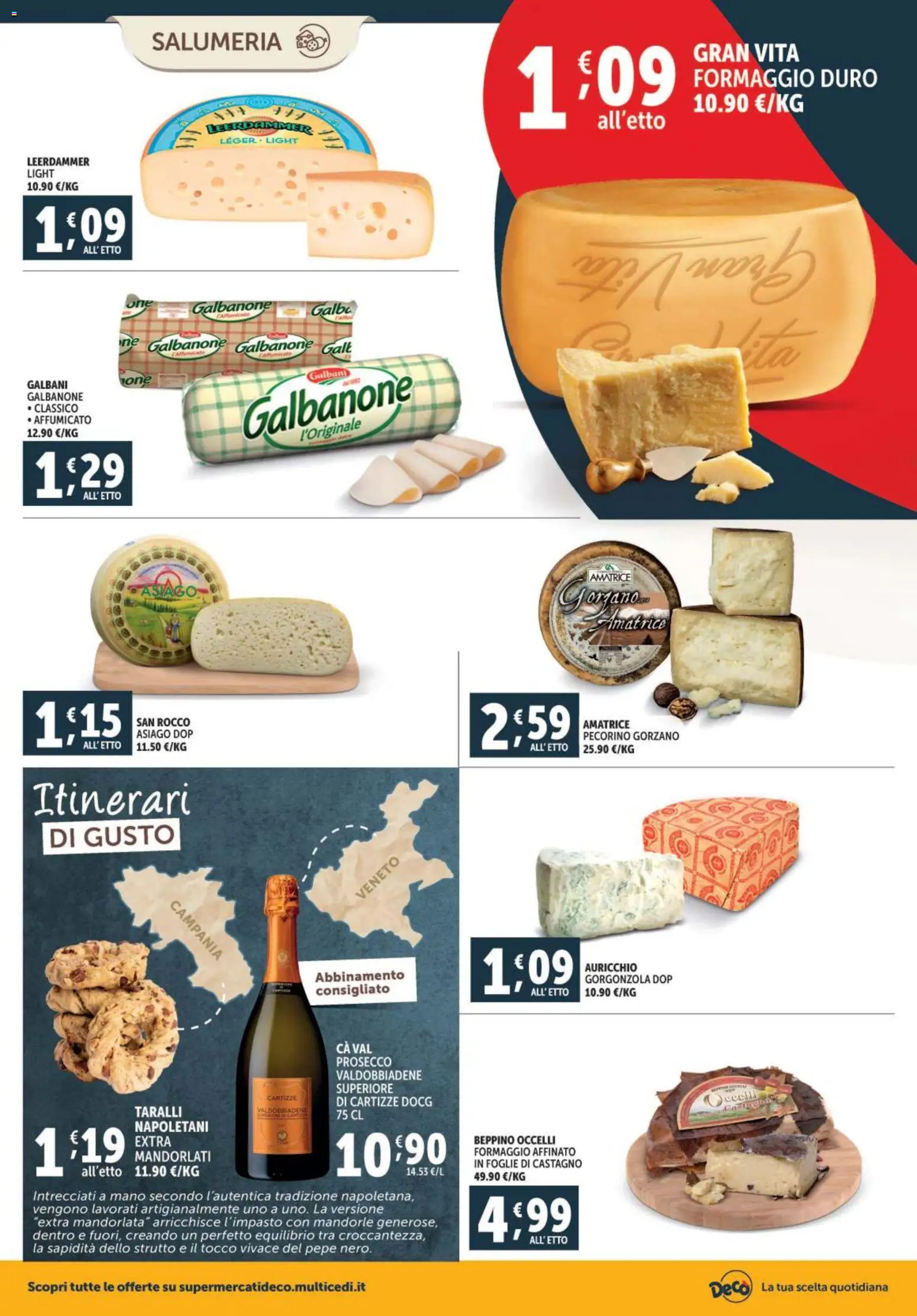 Volantino Decò del 28.10.2025 | Pagina: 2 | Prodotti: Pepe, Formaggio, Mandorle, Gorgonzola