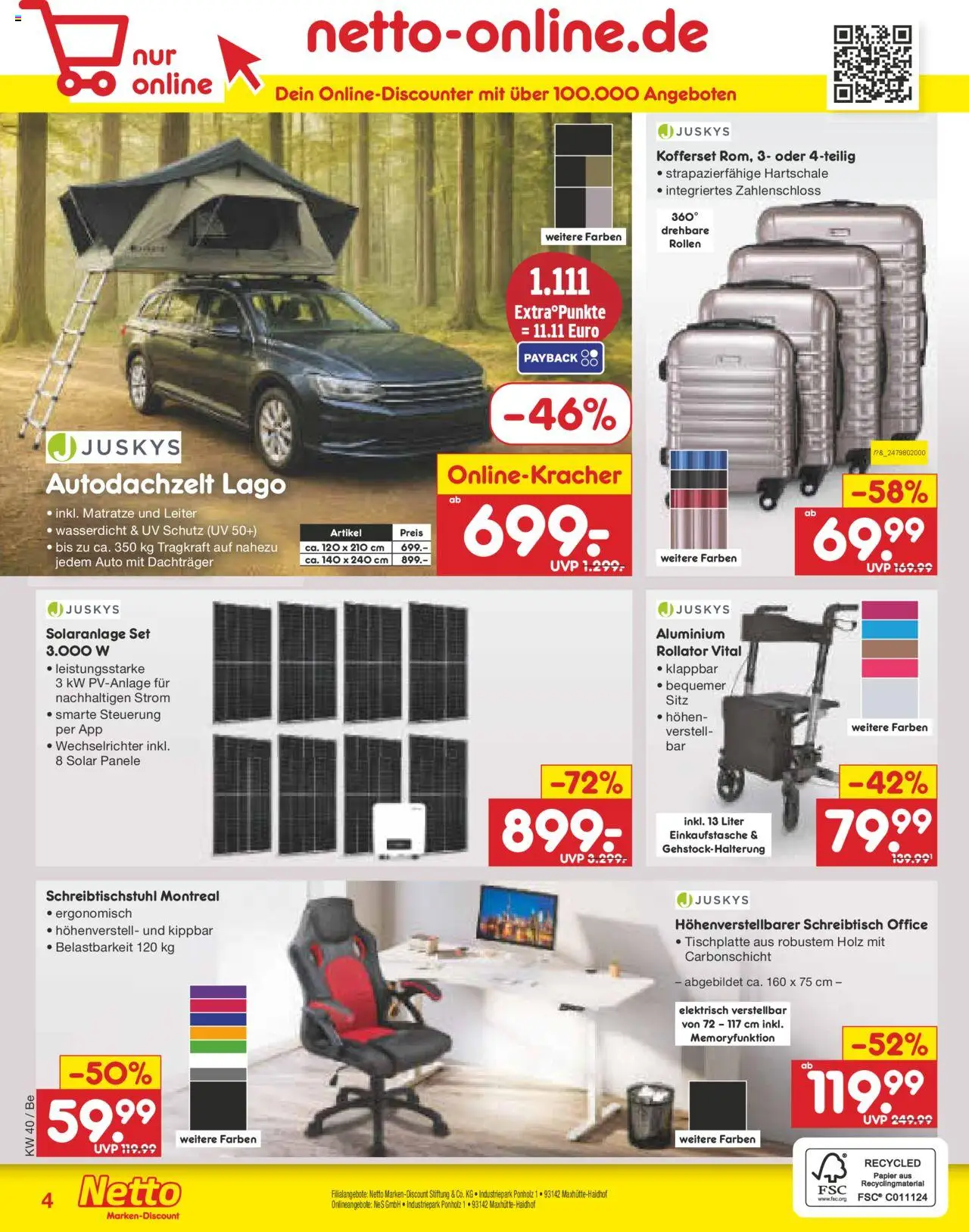 Netto Marken-Discount Prospekt 	 – gültig ab 29.09.2025 | Seite: 23 | Produkte: Matratze